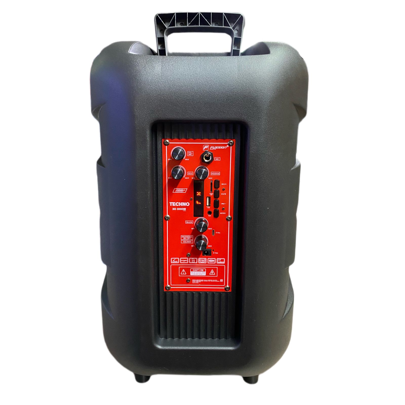 Bocina Fussion PBS-12TECHNO 12" 30000W BT USB FM END