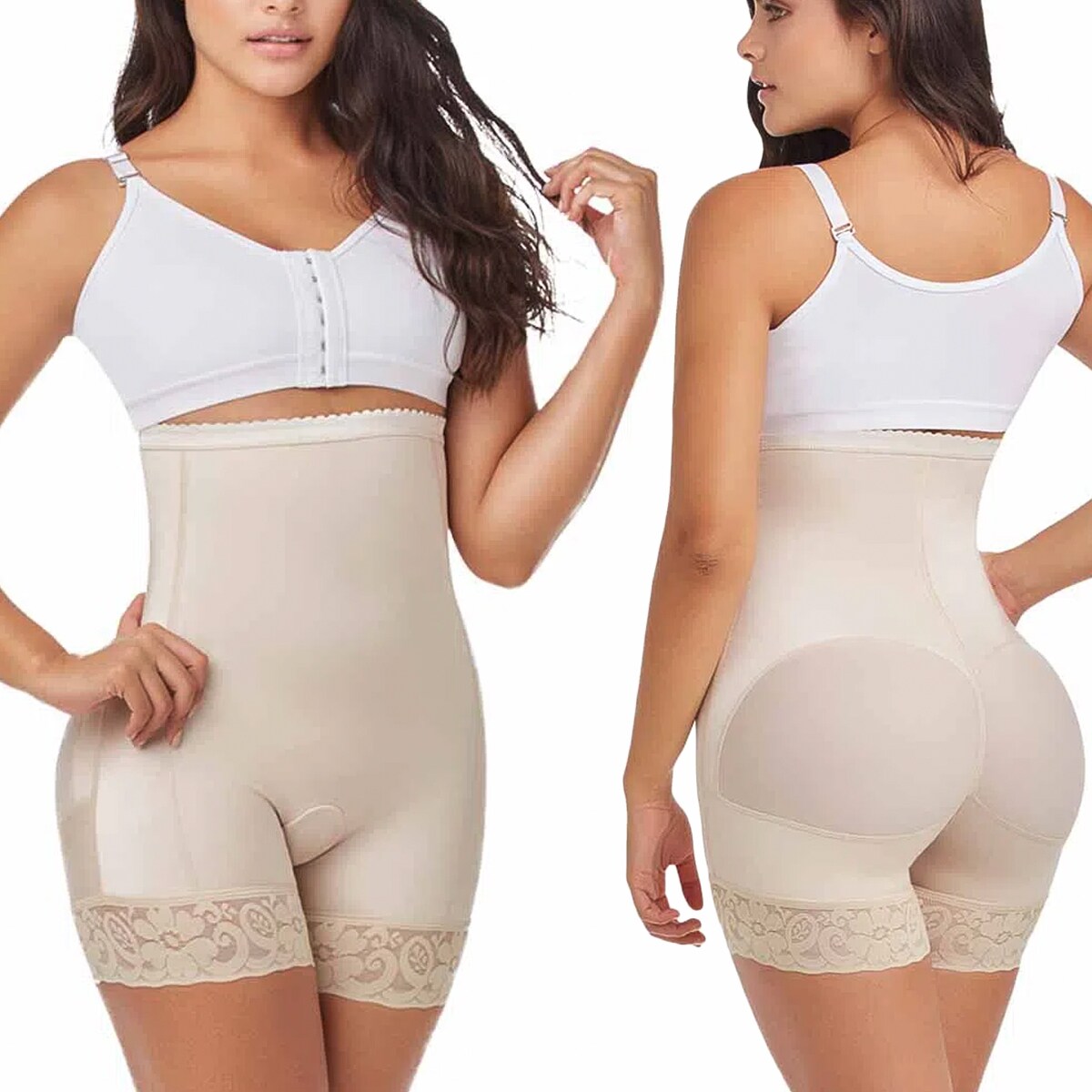 Fajas Colombianas Reductoras Y Moldeadoras Short Faja Levanta Glúteos