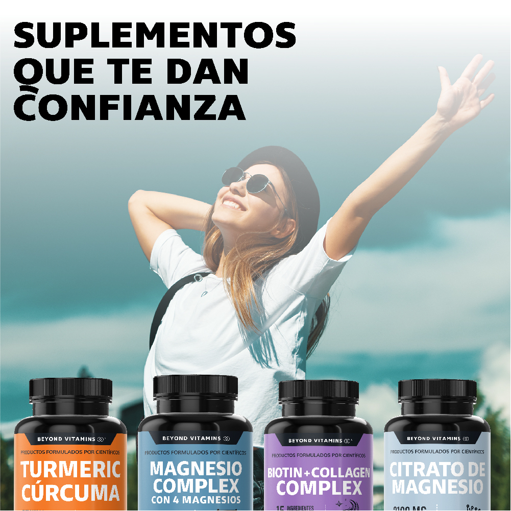 Suplemento Alimenticio Magnesio Complex - 700 mg Sin Rellenos - 180 cápsulas