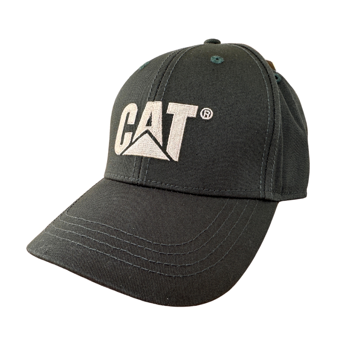 Gorra Cat Original Trucker Cachucha Caterpillar Verde Bordad