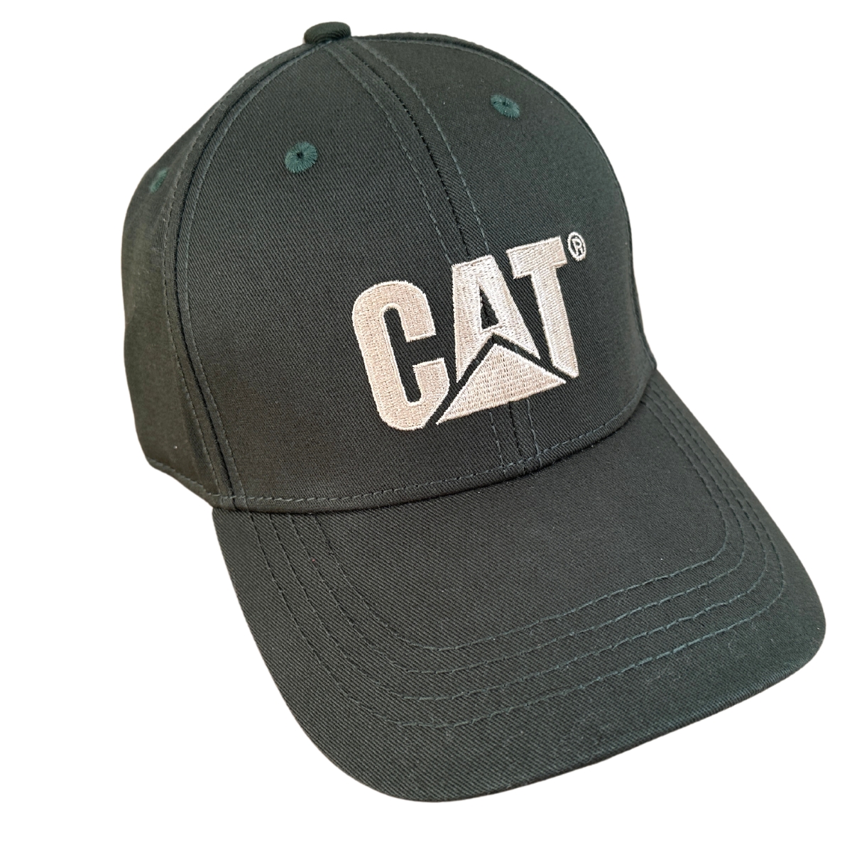 Gorra Cat Original Trucker Cachucha Caterpillar Verde Bordad