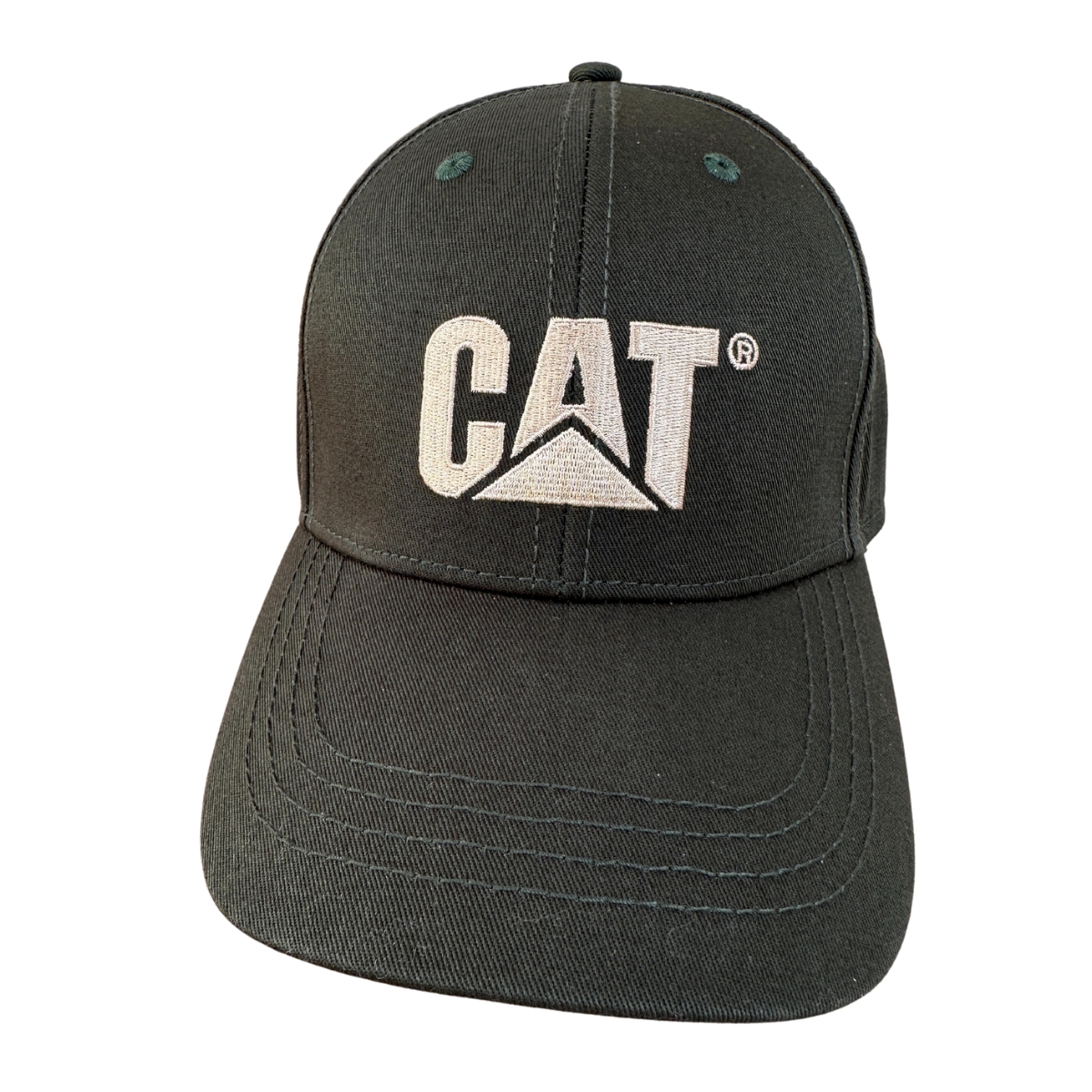 Gorra Cat Original Trucker Cachucha Caterpillar Verde Bordad