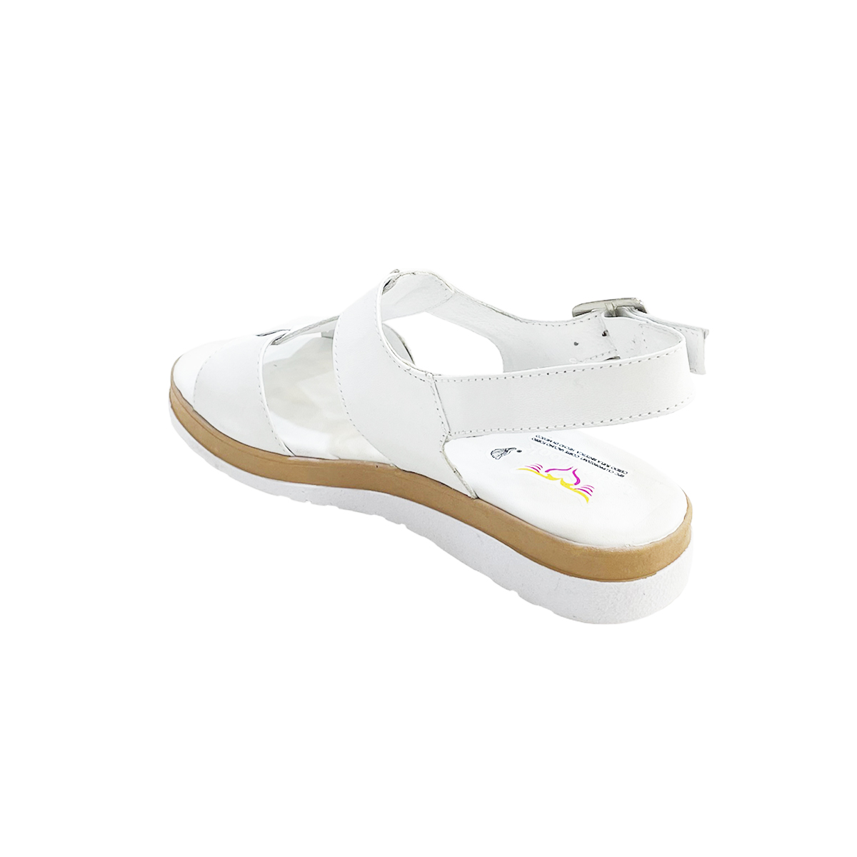 Sandalias Huaraches De Mujer Lady Look Blanco Piel