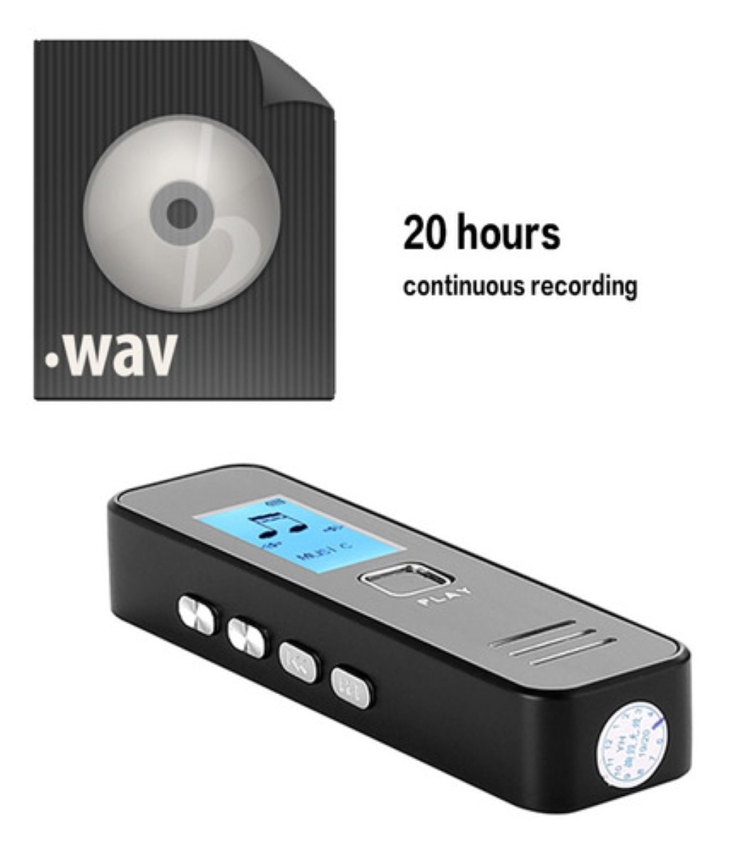 Mini Grabadora De Voz Pantalla Lcd Usb Cable Al Teléfono 8gb