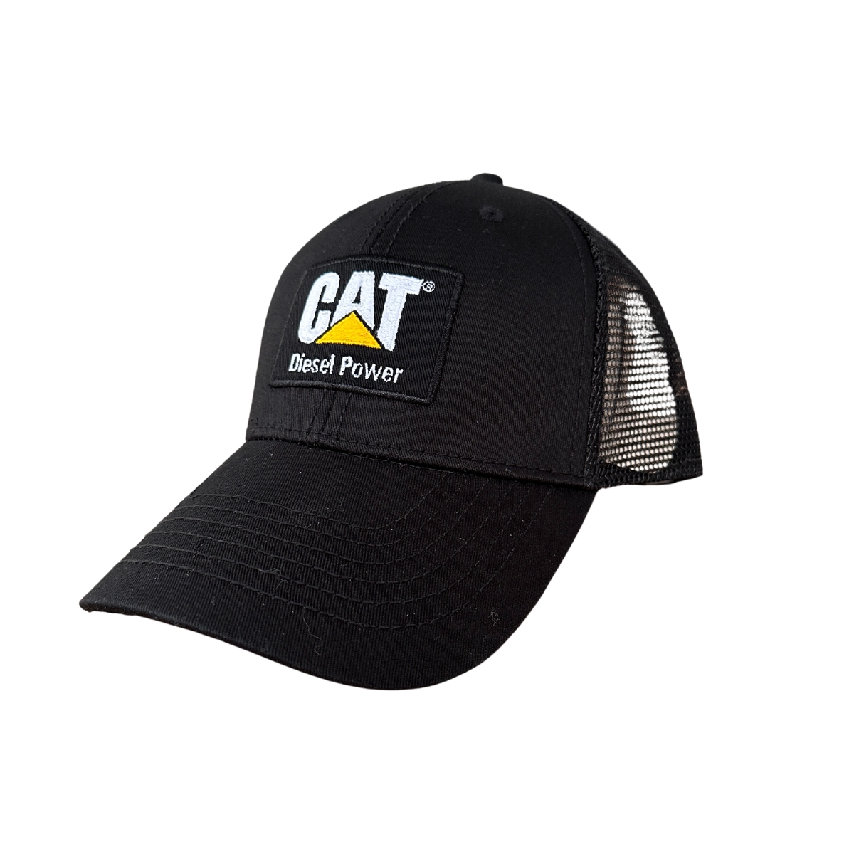 Gorra Cat Caterpillar Unisex Negra C Gris Trucker Original