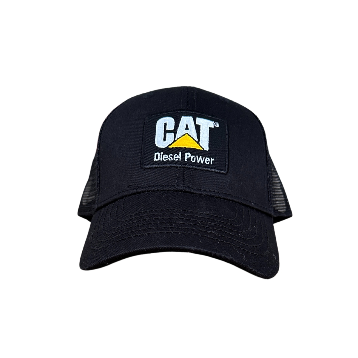 Gorra Cat Caterpillar Unisex Negra C Gris Trucker Original