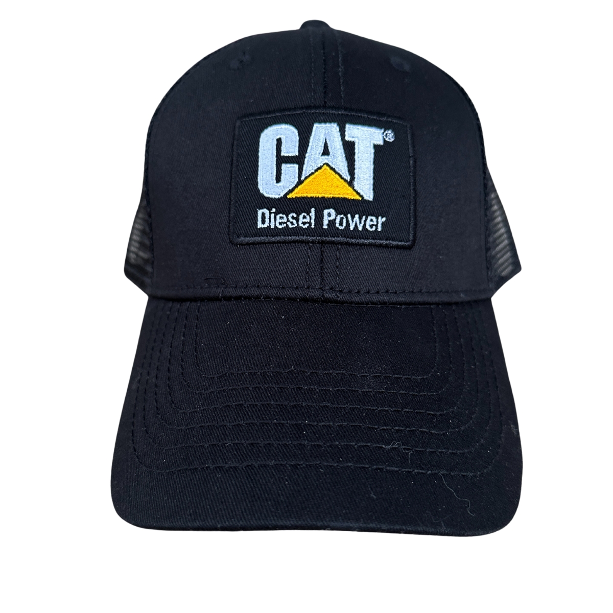 Gorra Cat Caterpillar Unisex Negra C Gris Trucker Original