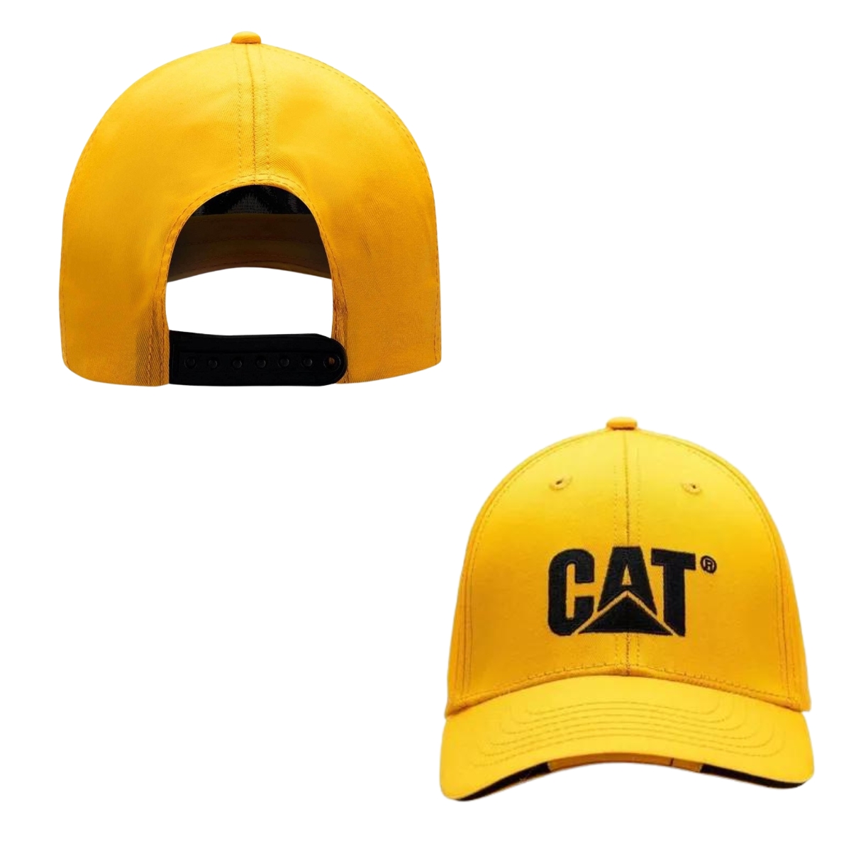 Gorra Cat Original Trucker Cachucha Caterpillar Amarilla