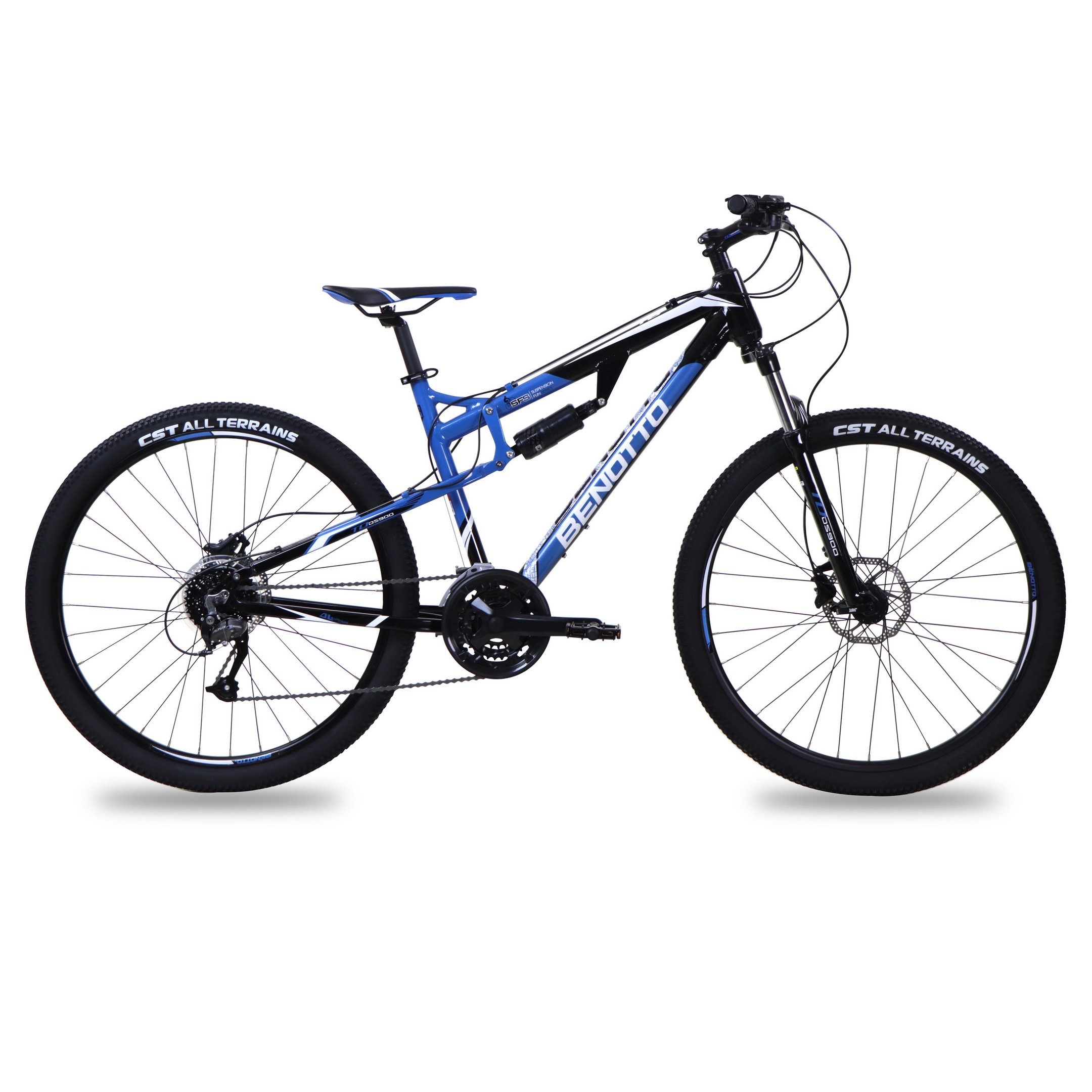Bicicleta Benotto DS-900 Aluminio R27.5 27V Azul Med-Gde