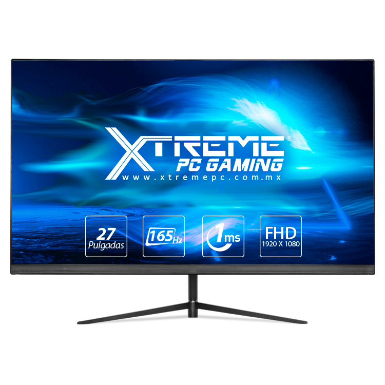 Xtreme PC Gaming Geforce RTX 3060 Ryzen 5 5600 16GB 500GB 2TB Monitor 27 165Hz WIFI Black 