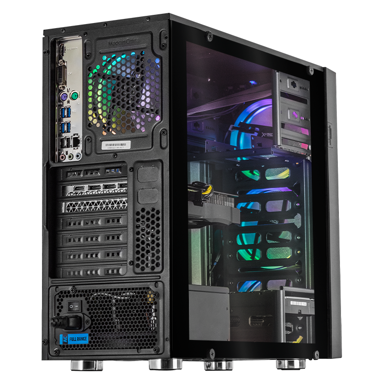 Xtreme PC Gaming Geforce RTX 3060 Ryzen 5 5600 16GB 500GB 2TB Monitor 27 165Hz WIFI Black 