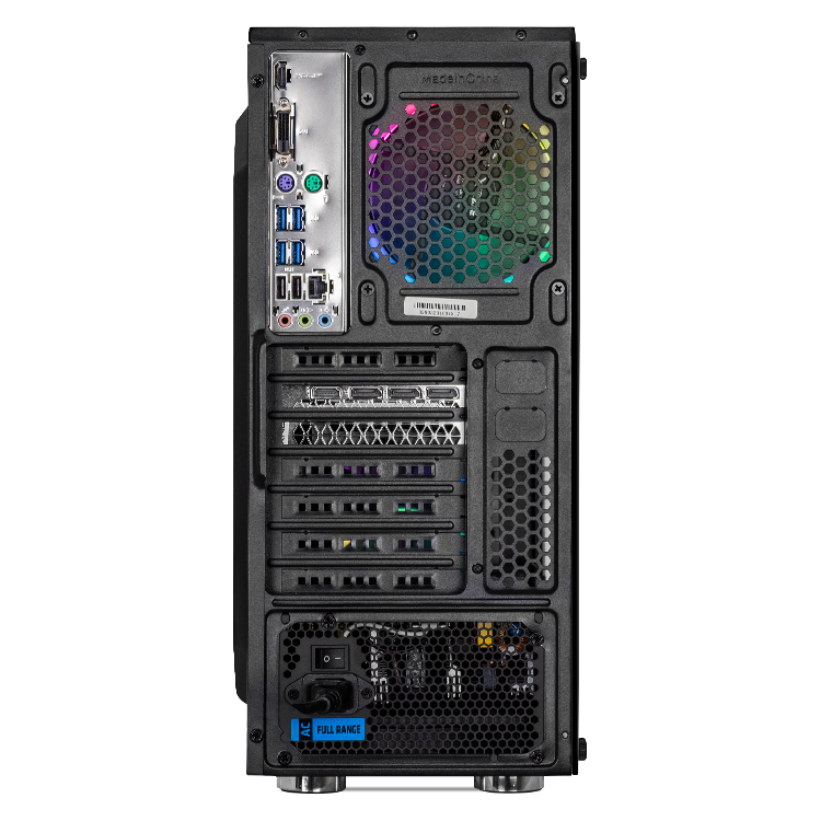 Xtreme PC Gaming Geforce RTX 3060 Ryzen 5 5600 16GB 500GB 2TB Monitor 27 165Hz WIFI Black 