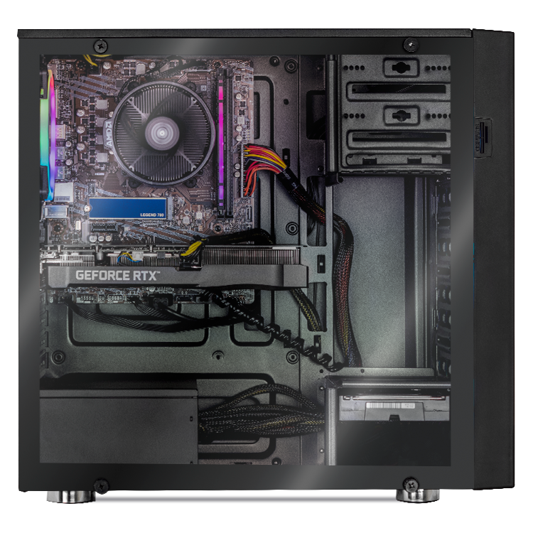 Xtreme PC Gaming Geforce RTX 3060 Ryzen 5 5600 16GB 500GB 2TB Monitor 27 165Hz WIFI Black 