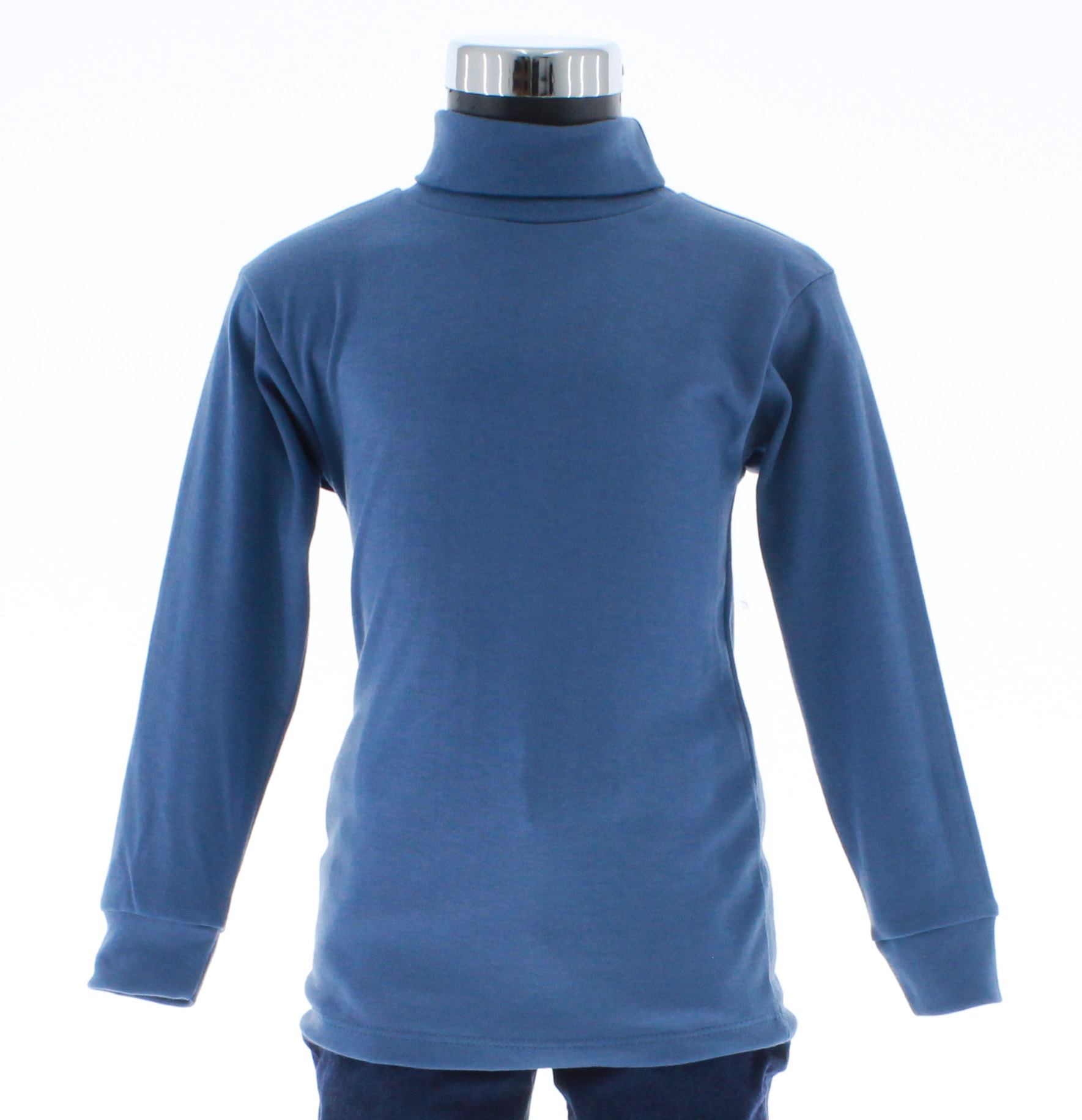 Playera Niño Cuello de Tortuga Color Azul 3422 2 a 16 Años