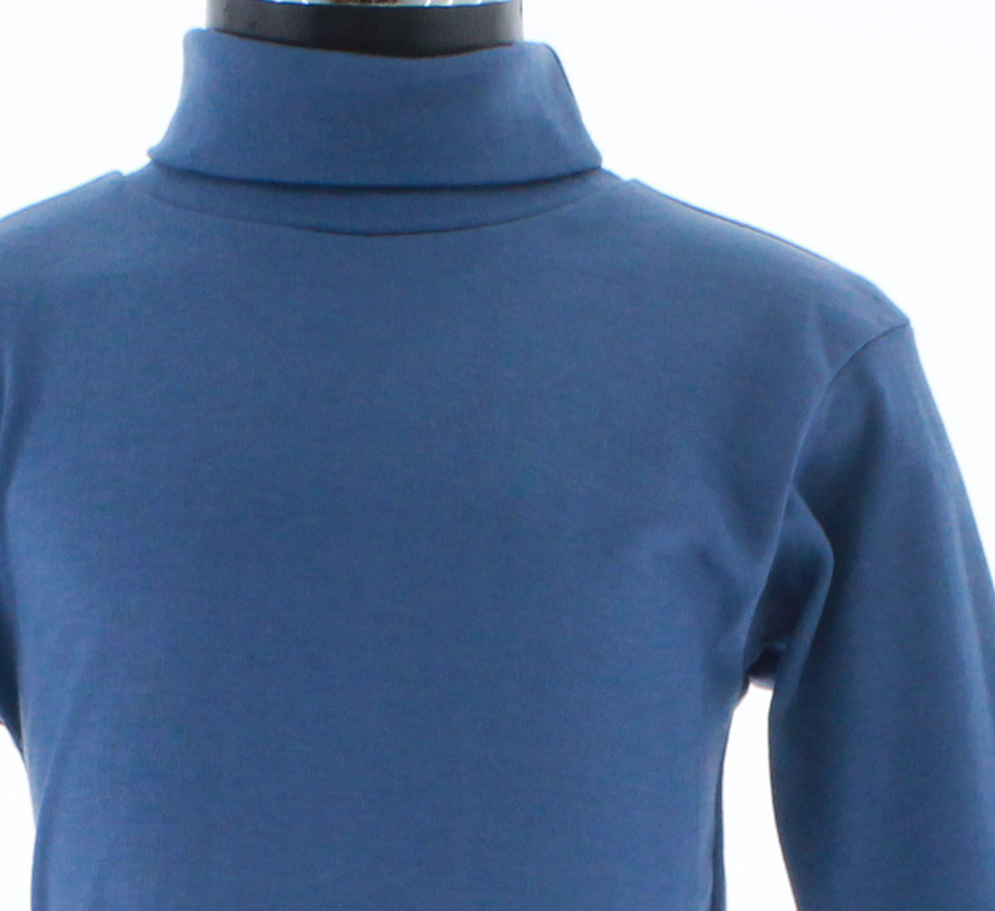 Playera Niño Cuello de Tortuga Color Azul 3422 2 a 16 Años