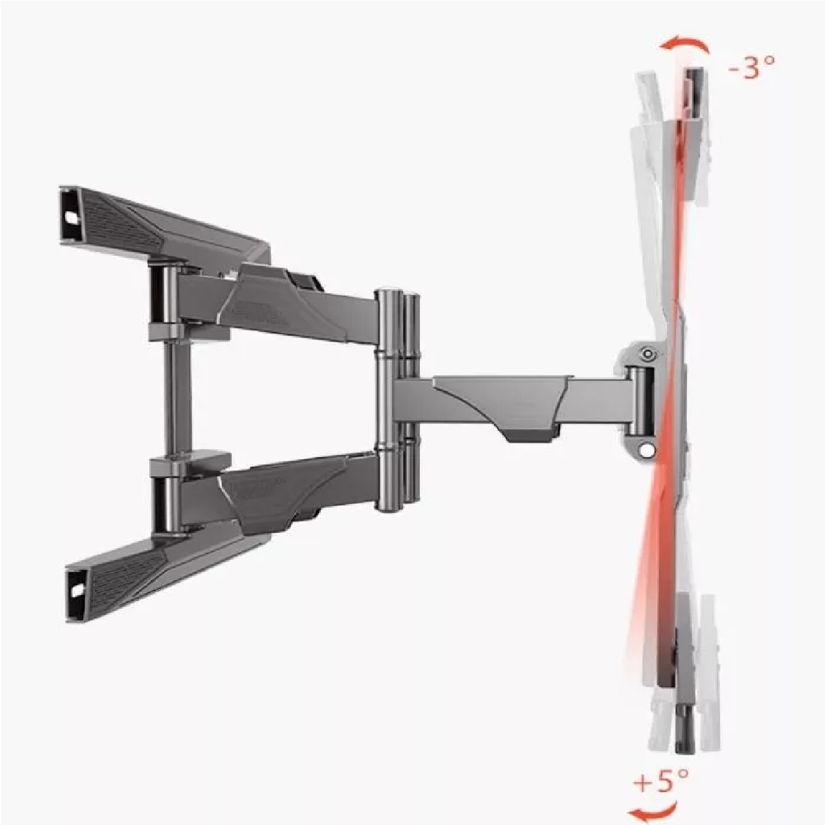 Soporte De Doble Brazo Móvil Para Tv 40-75