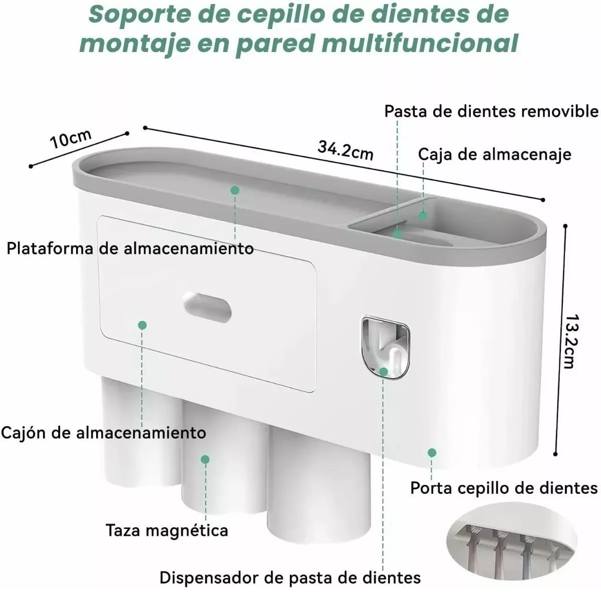 Extractor de Aire para Baño Ultra Delgado Estevez - Nakomsa