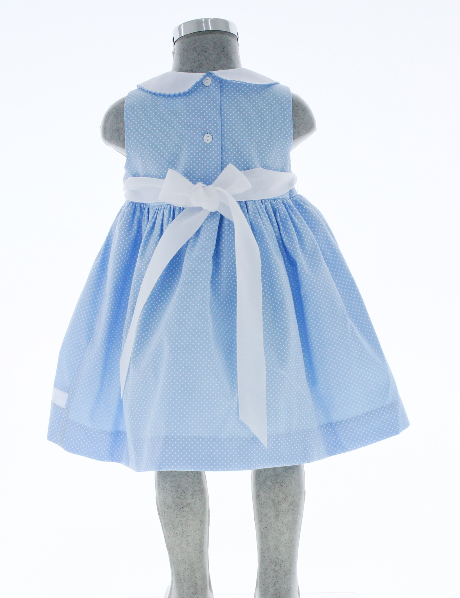 Vestido para Niña Pequeña Bebe Azul Cielo 3431 1 a 5 años