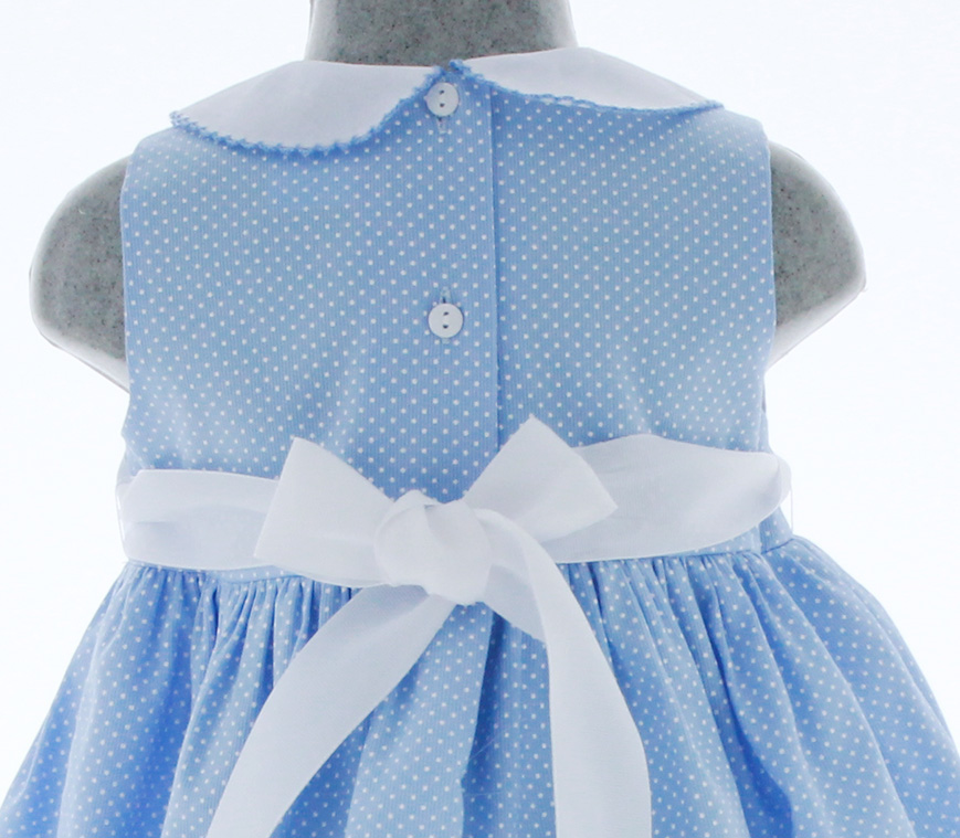 Vestido para Niña Pequeña Bebe Azul Cielo 3431 1 a 5 años