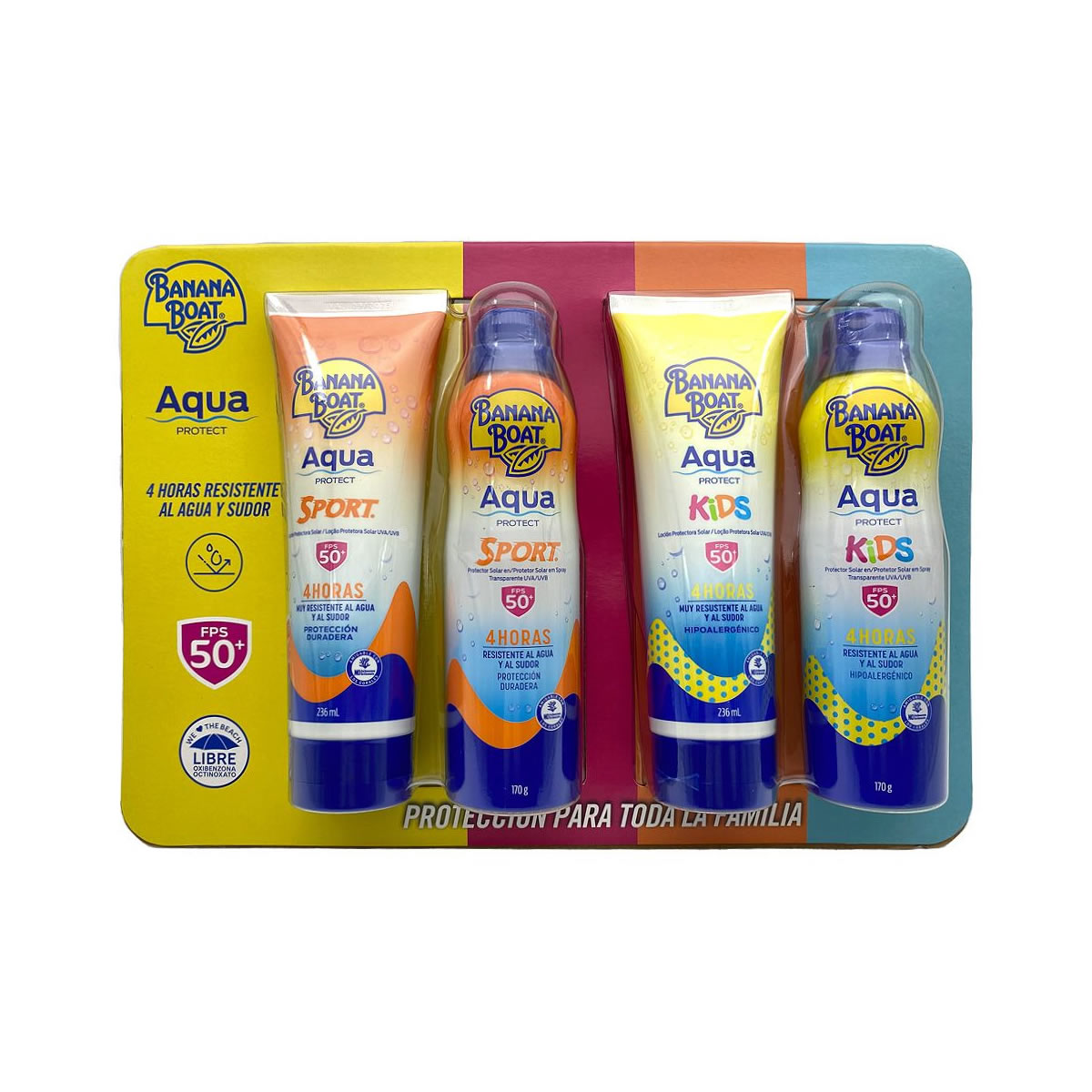 Kit De Protectores Y Lociones Solares Banana Boat 676495 CST