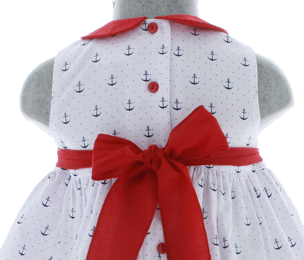 Vestido para Niña Bebe Color Blanco 3433 1 a 5 años.