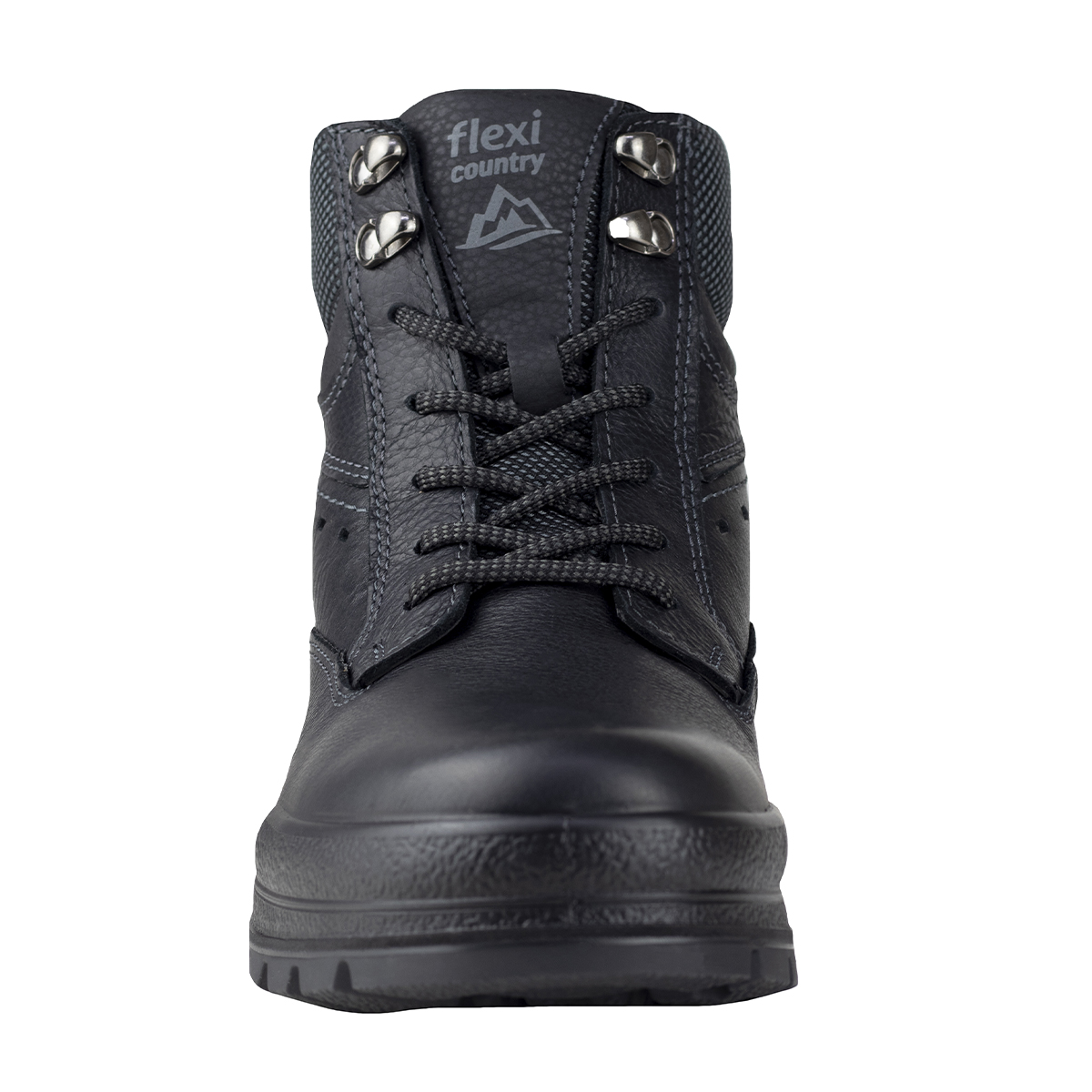 Botines Para Hombre Flexi Country Piel Graneada 406005 Negro Piel Original