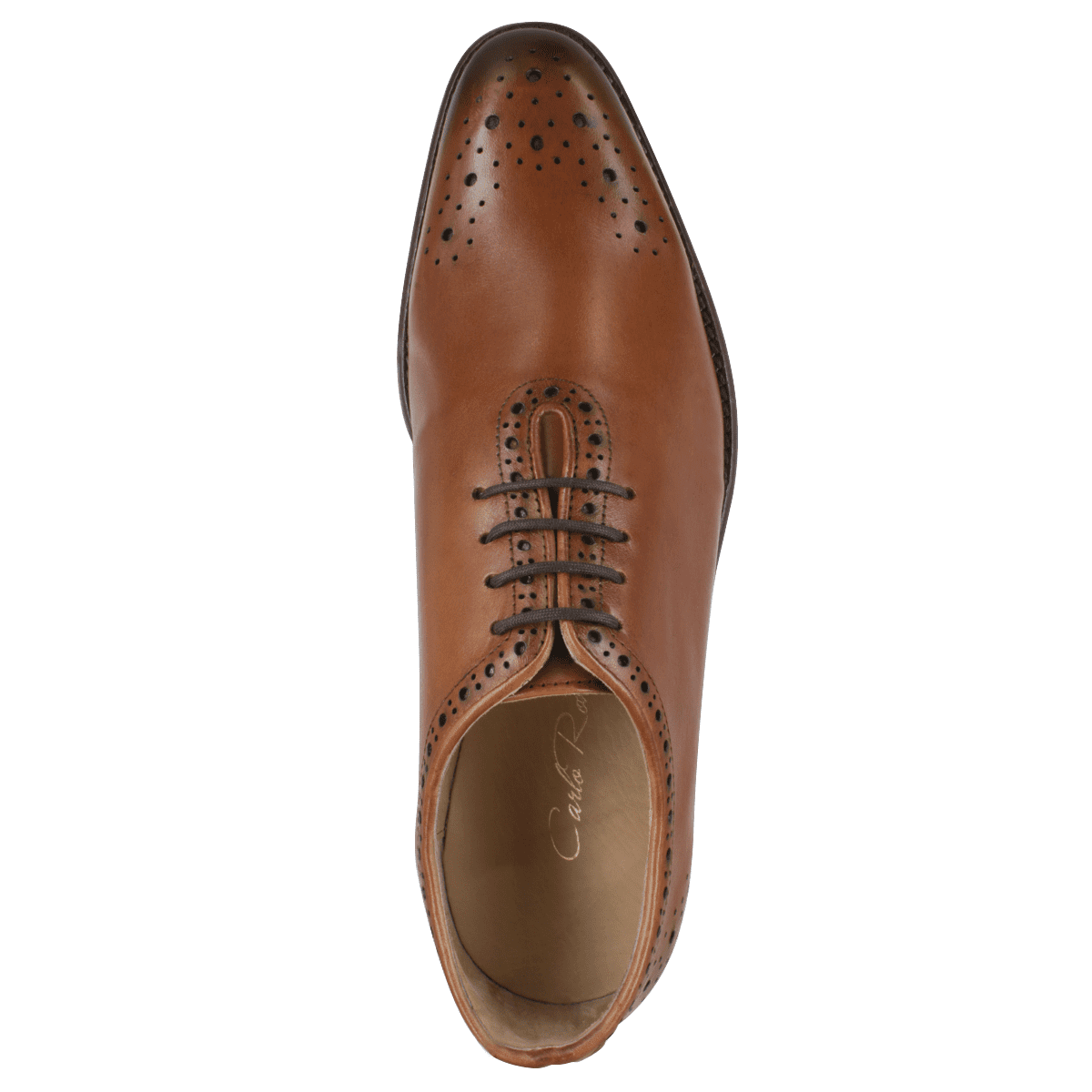 Zapato Carlo Ronaldi 1030 Becerro Café Brown