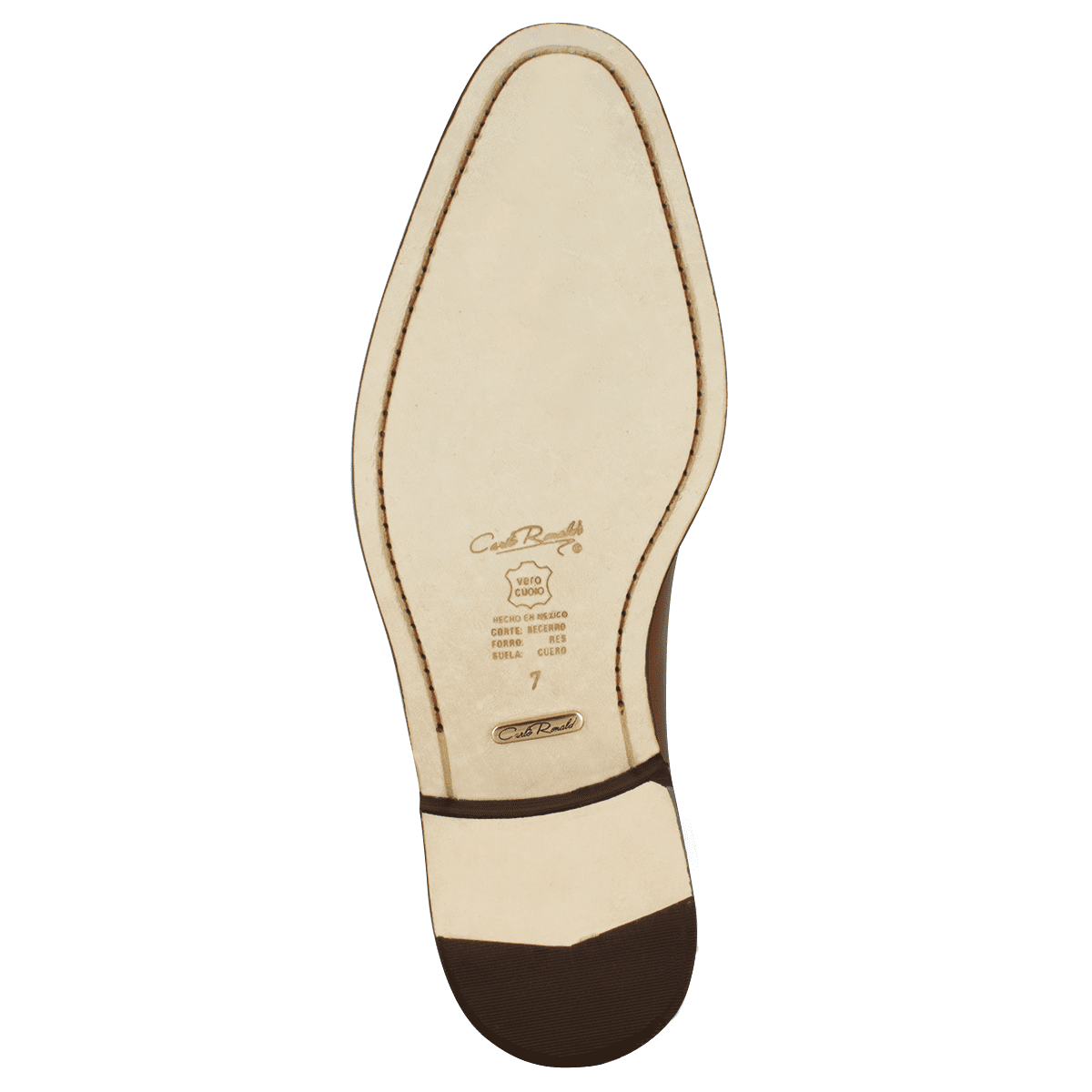 Zapato Carlo Ronaldi 1030 Becerro Café Brown