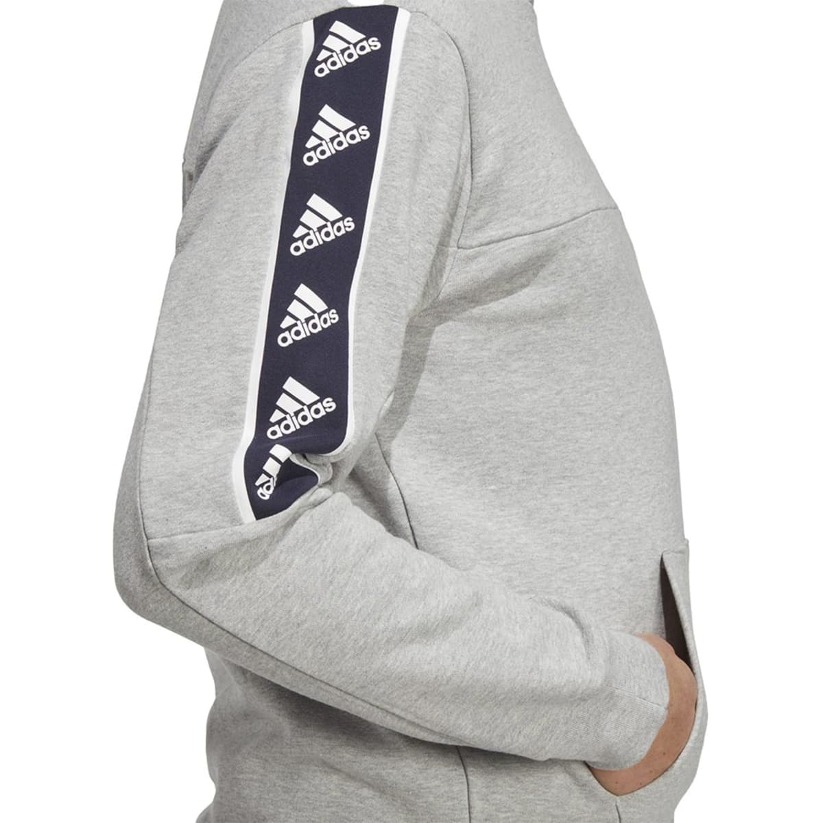 Sudadera Adidas M Bl Hd para hombre, marca adidas, color gris, mod. 1088702