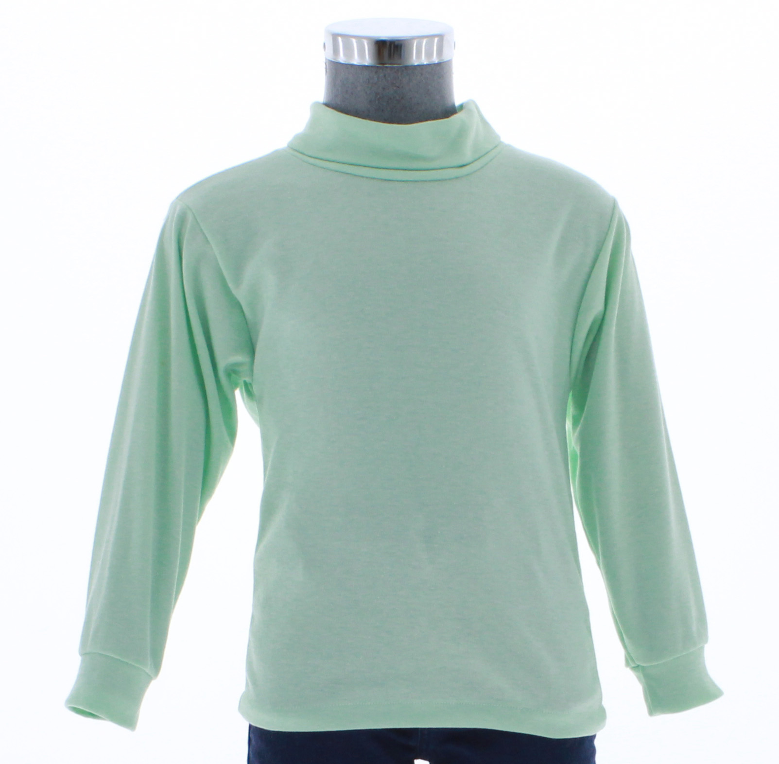 Playera Niña/Niño Verde Menta Cuello de Tortuga 3440 2 a 16 Años.