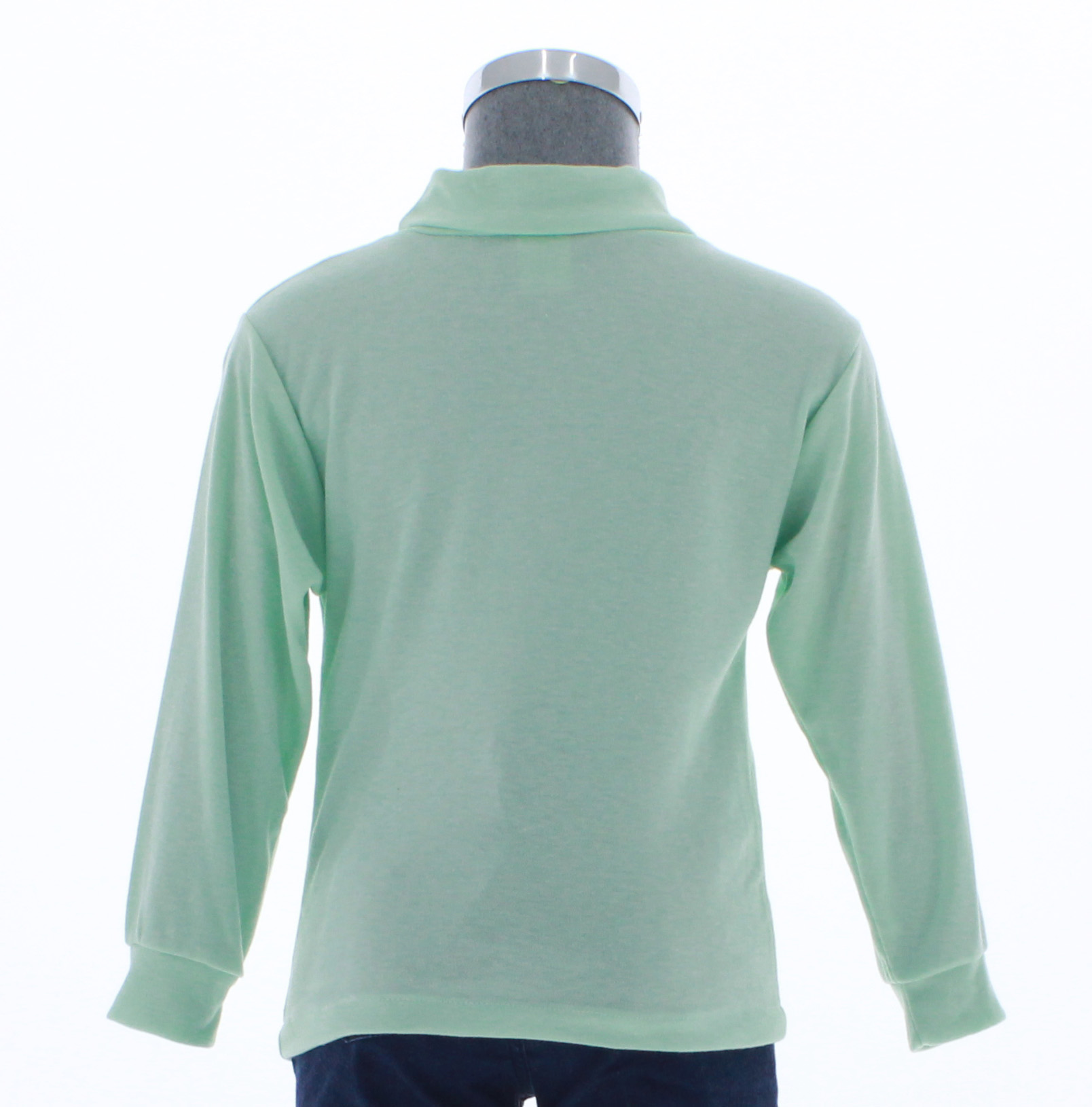 Playera Niña/Niño Verde Menta Cuello de Tortuga 3440 2 a 16 Años.