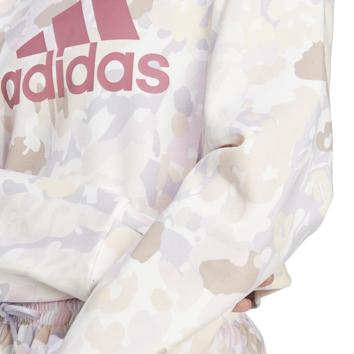 Sudadera adidas estampada multicolor para mujer, mod. 1088709