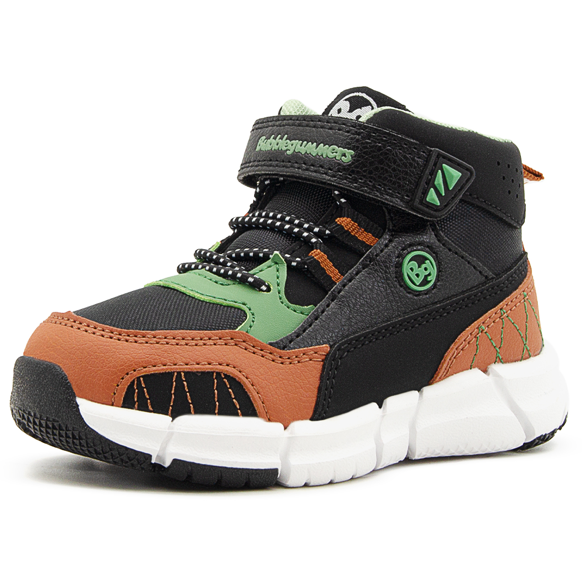 Tenis Bota Niño Bubble Gummers Importado Negro/miel 14-21