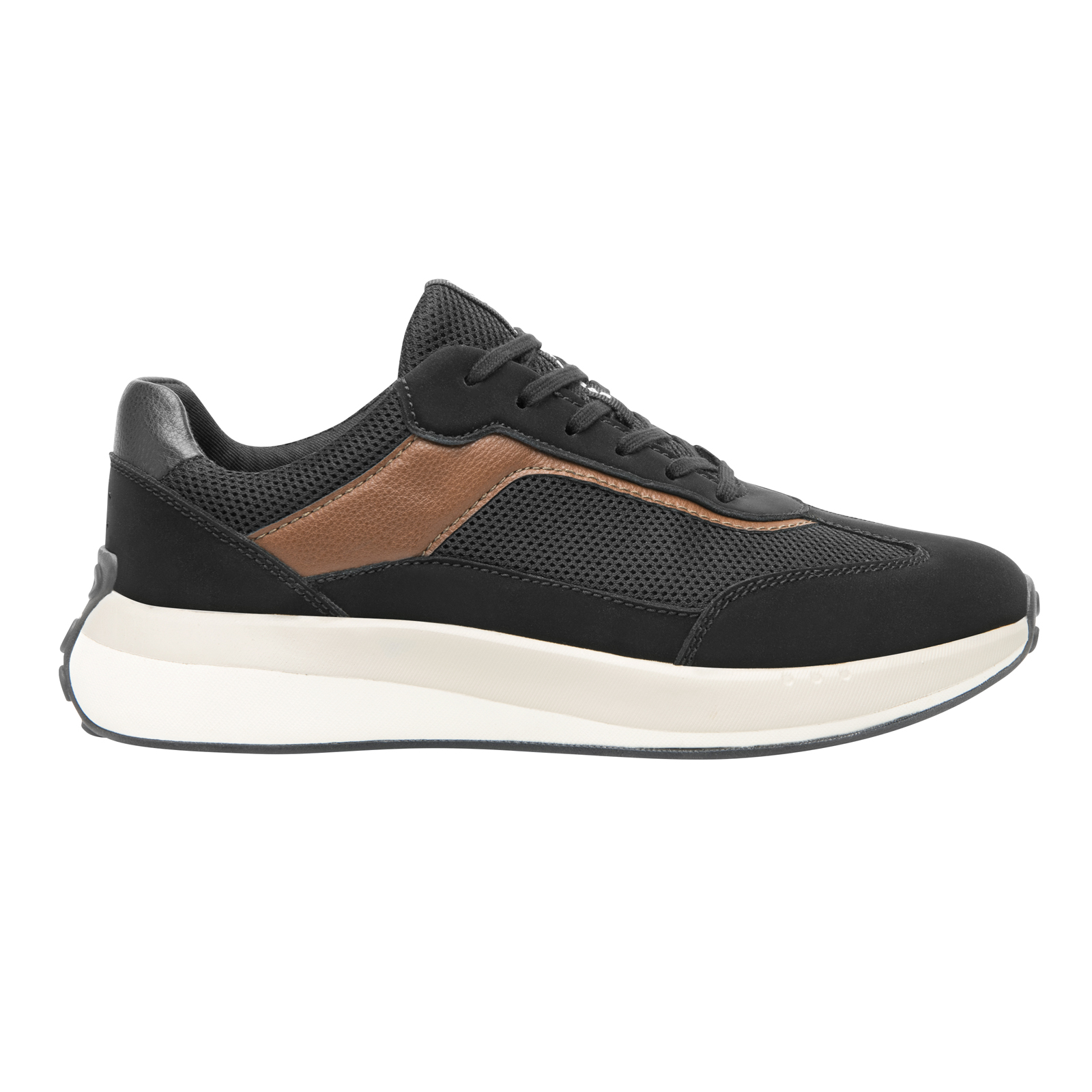 Tenis Clásicos Para Hombre Moda Casuales Flexi 413902 Negro