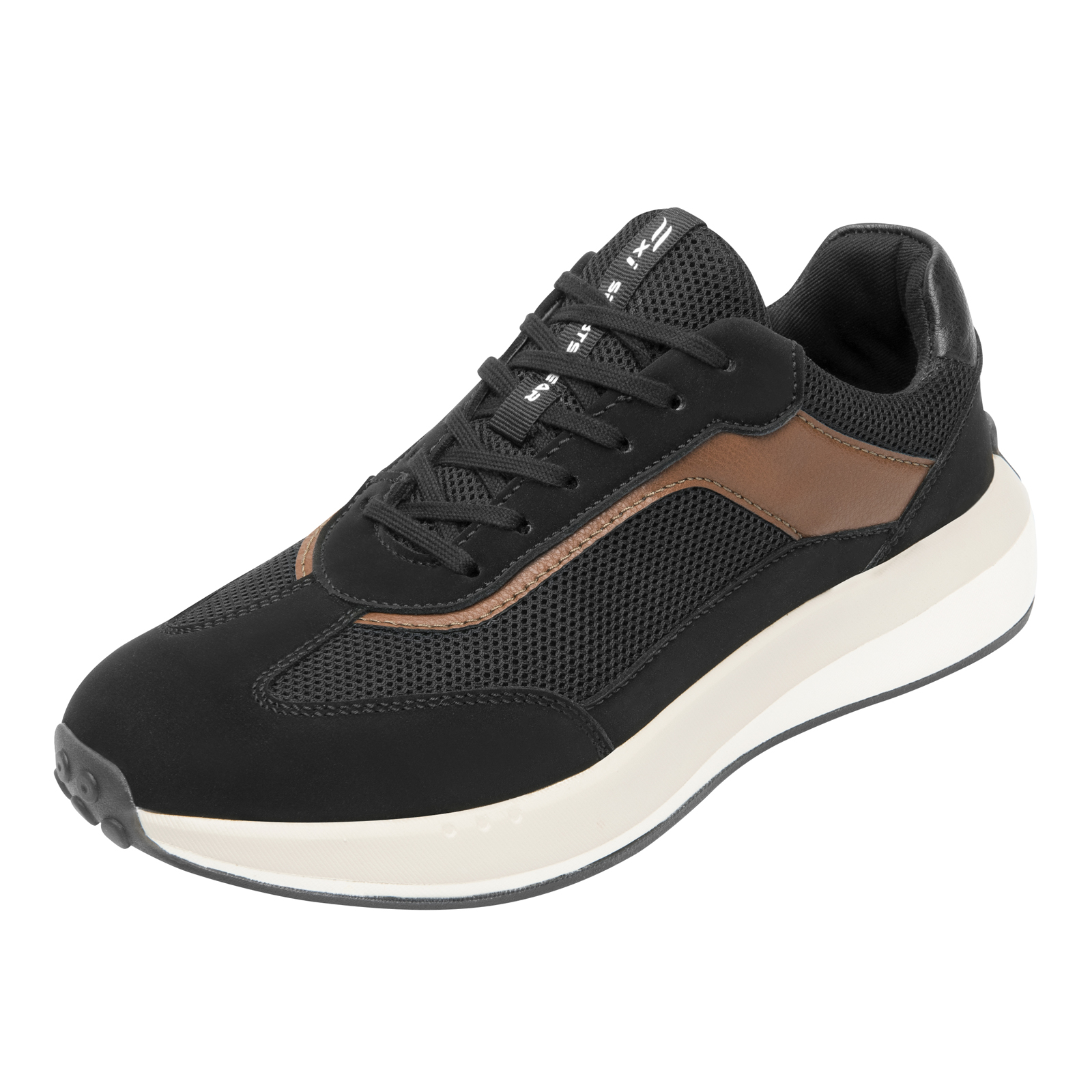 Tenis Clásicos Para Hombre Moda Casuales Flexi 413902 Negro