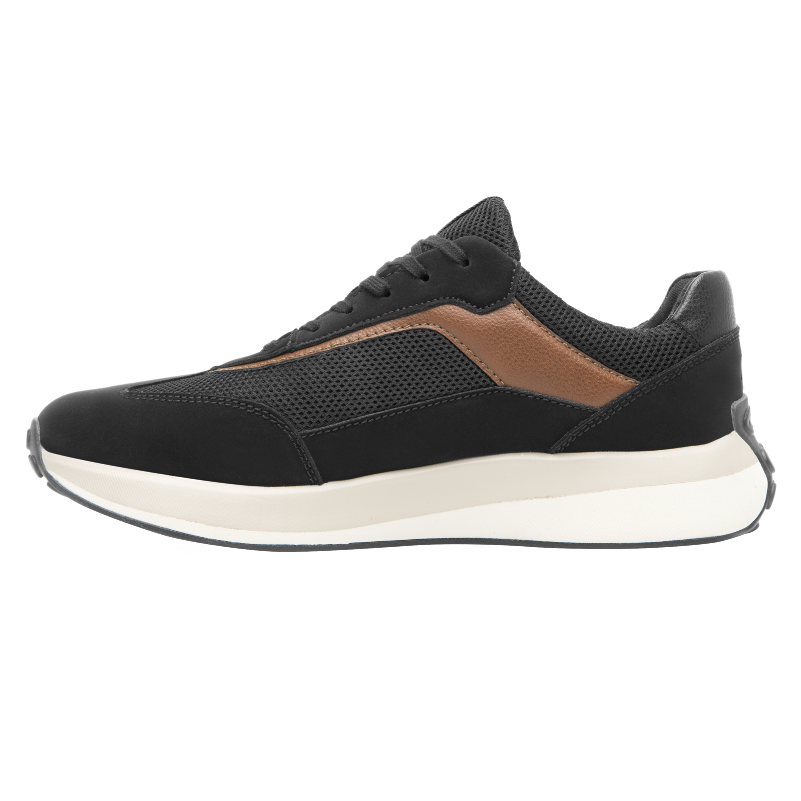 Tenis Clásicos Para Hombre Moda Casuales Flexi 413902 Negro