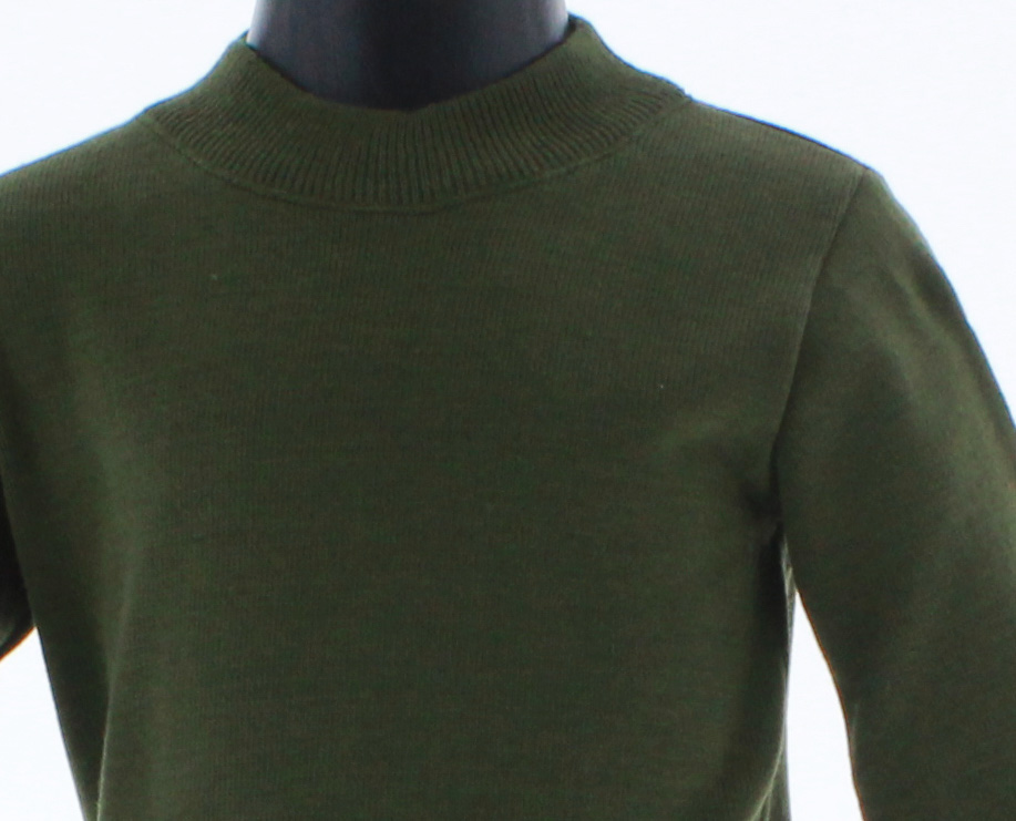 Sueter Ligero Niño Color Verde Cuello Alto 3452 2 a 16 Años.