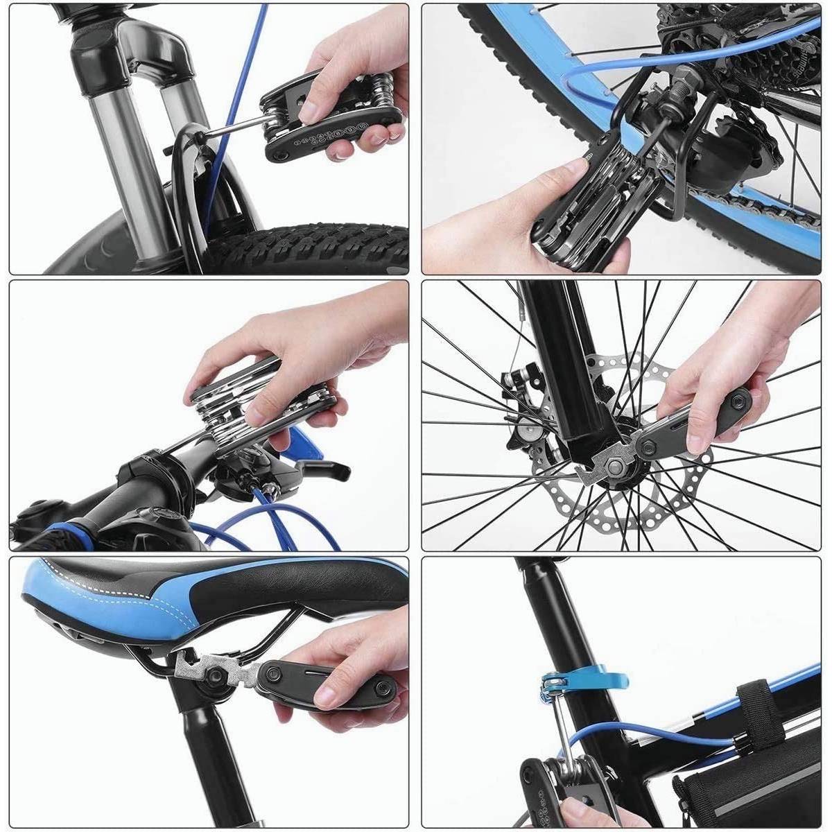 Llave Multifuncional Herramienta Para Bicicleta Portatil 16 En 1