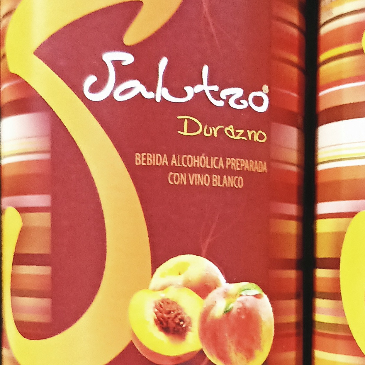 Pack De 6 Licor Salutzo Dolce Tentazione Durazno 750 Ml