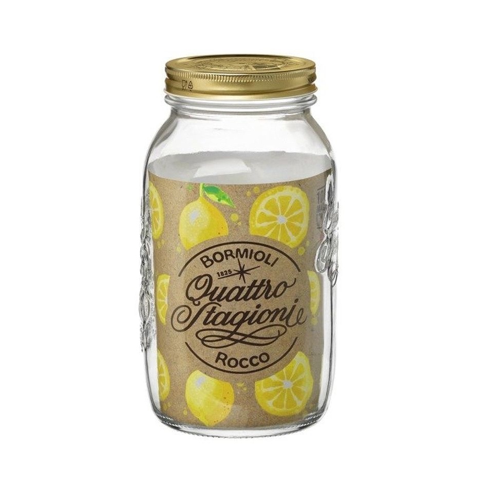 Jgo De 2 Frascos Quattro Stagioni 1lt, Bormioli Rocc