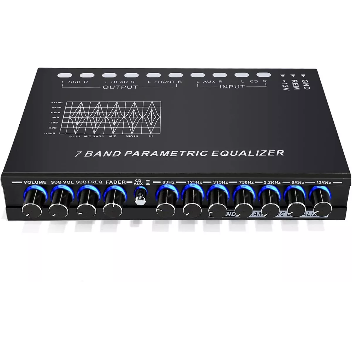 Ecualizador De 7 Bandas Canales Grafico