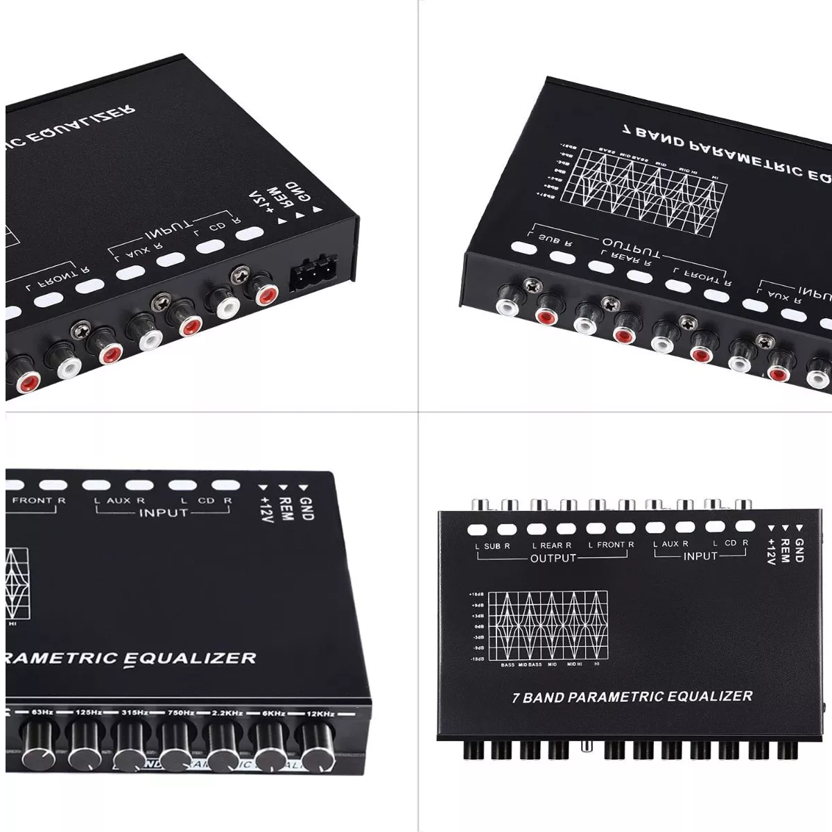 Ecualizador De 7 Bandas Canales Grafico