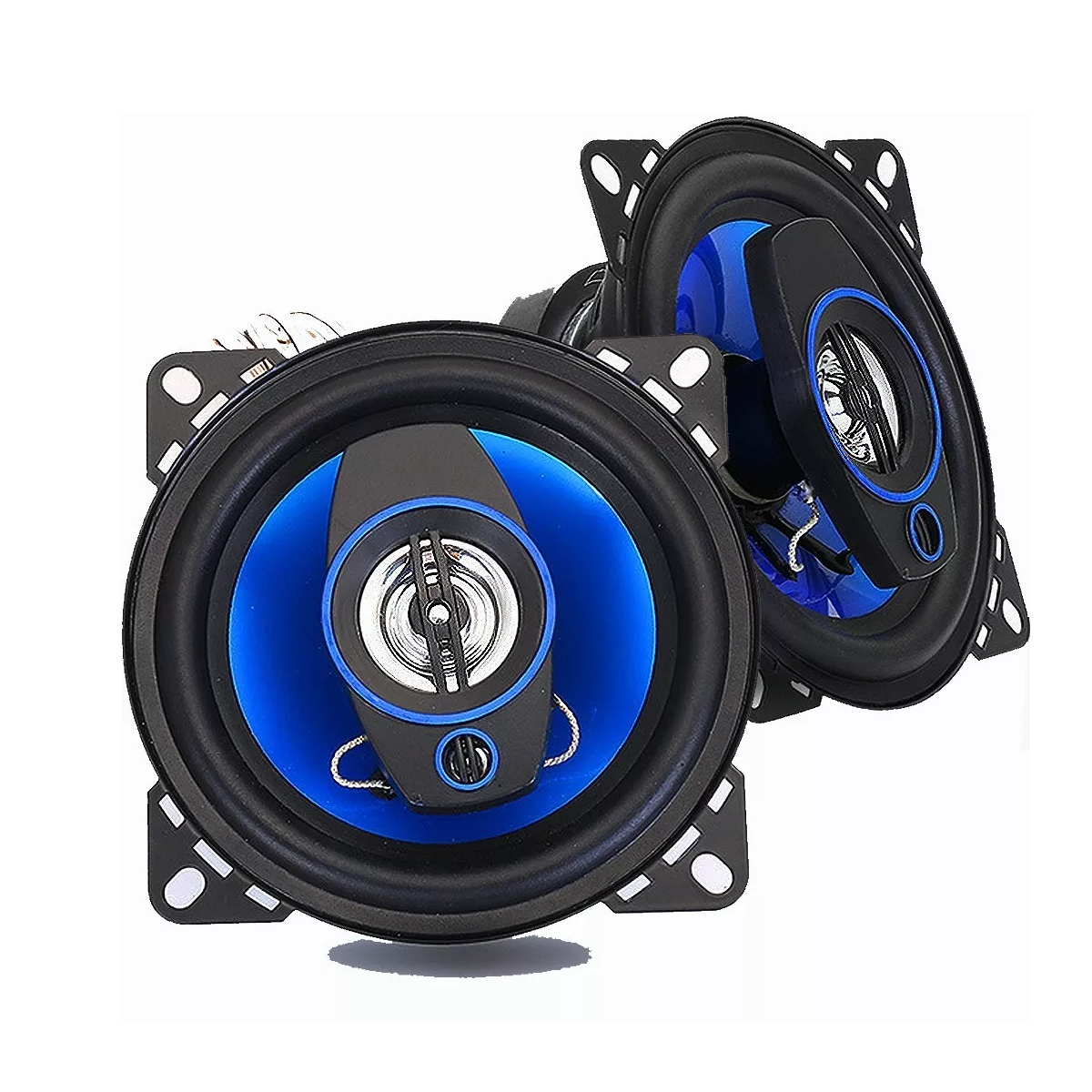 Bocinas 4 Pulgadas Banda Dual Altavoces De 1 Par Mega Power