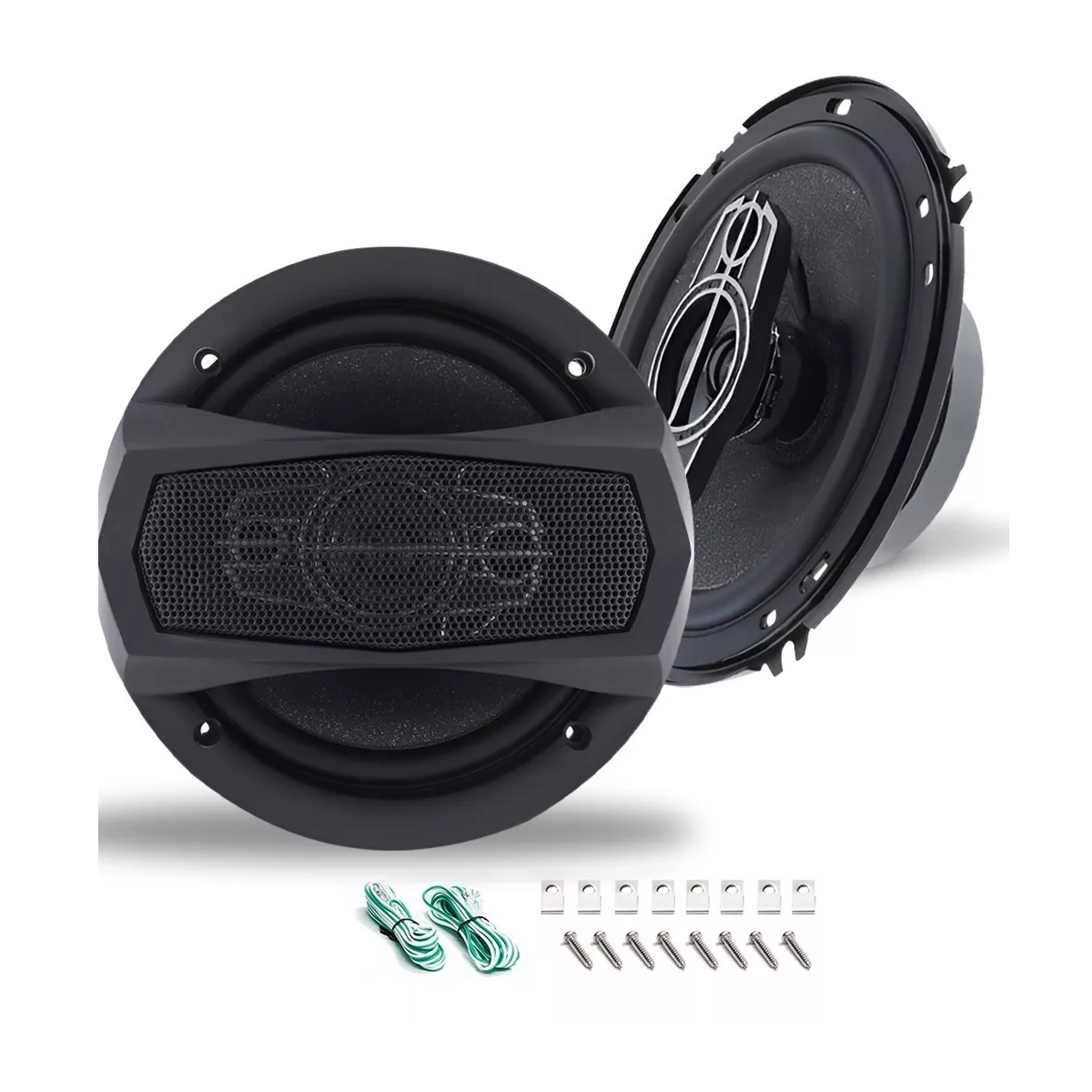 Juego De Bocinas Para Carros  Alta Sensibilidad 350w