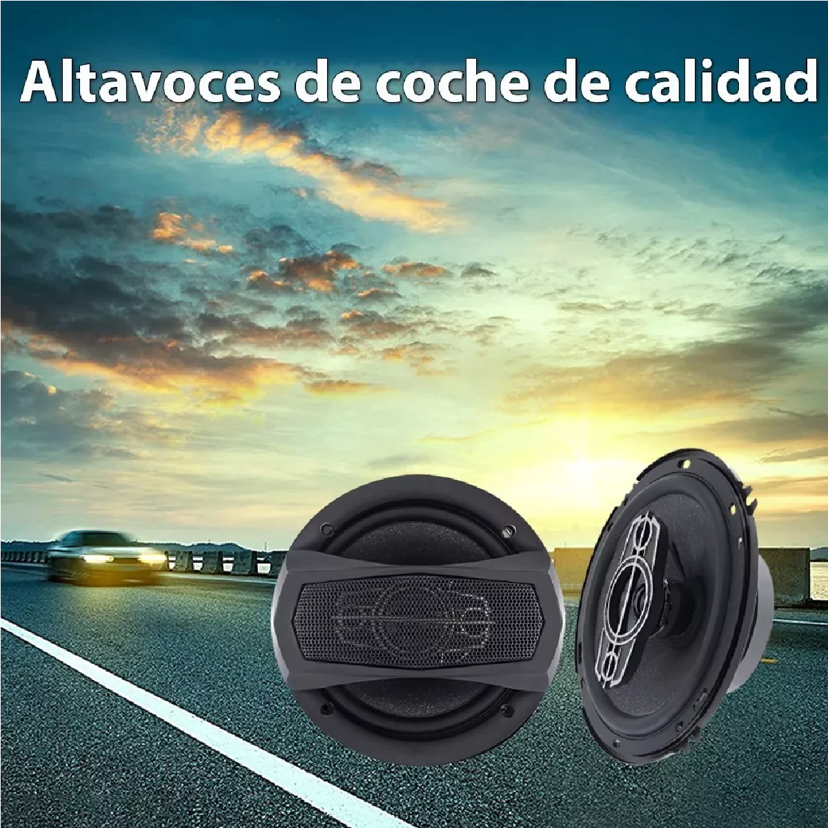 Juego De Bocinas Para Carros  Alta Sensibilidad 350w