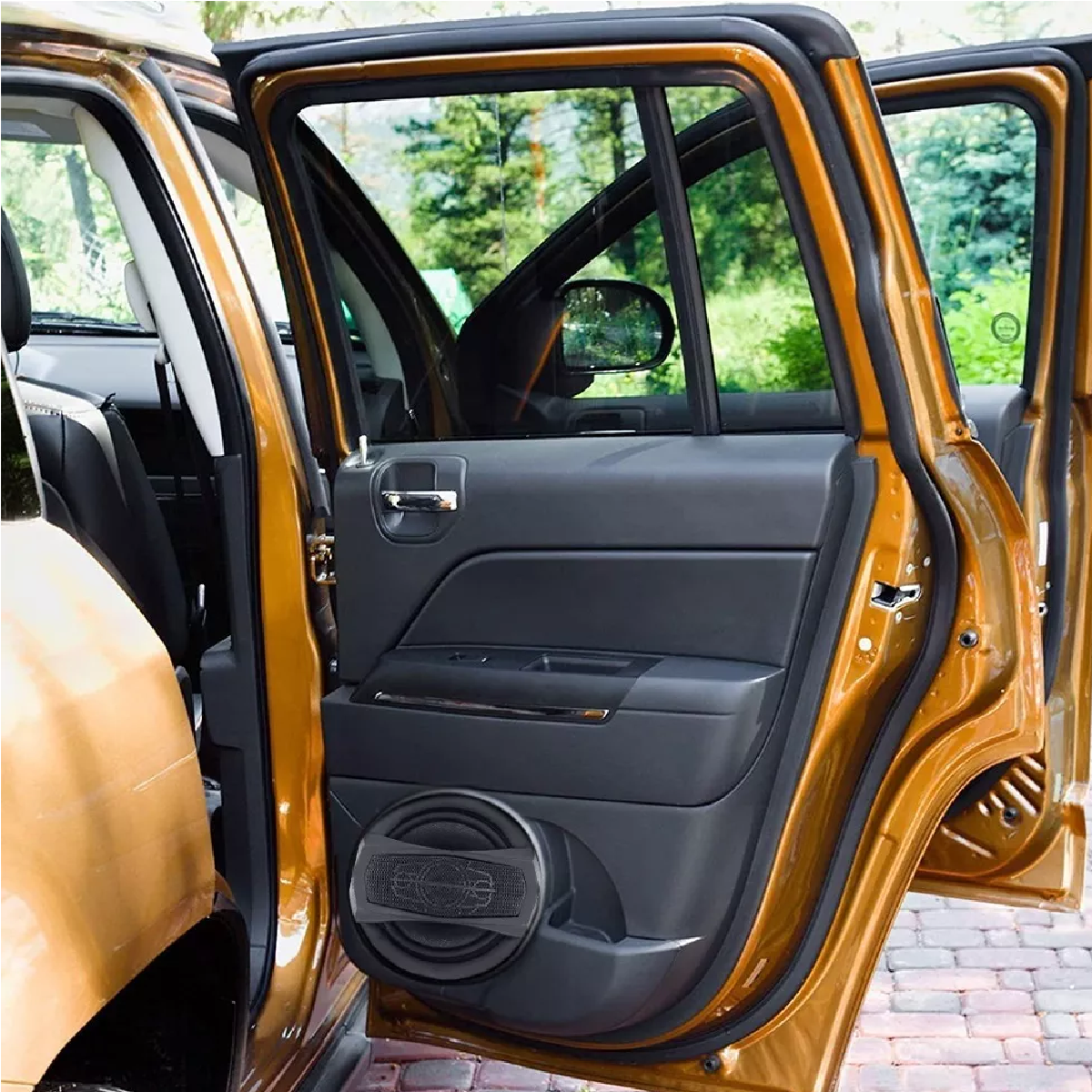 Juego De Bocinas Para Carros  Alta Sensibilidad 350w