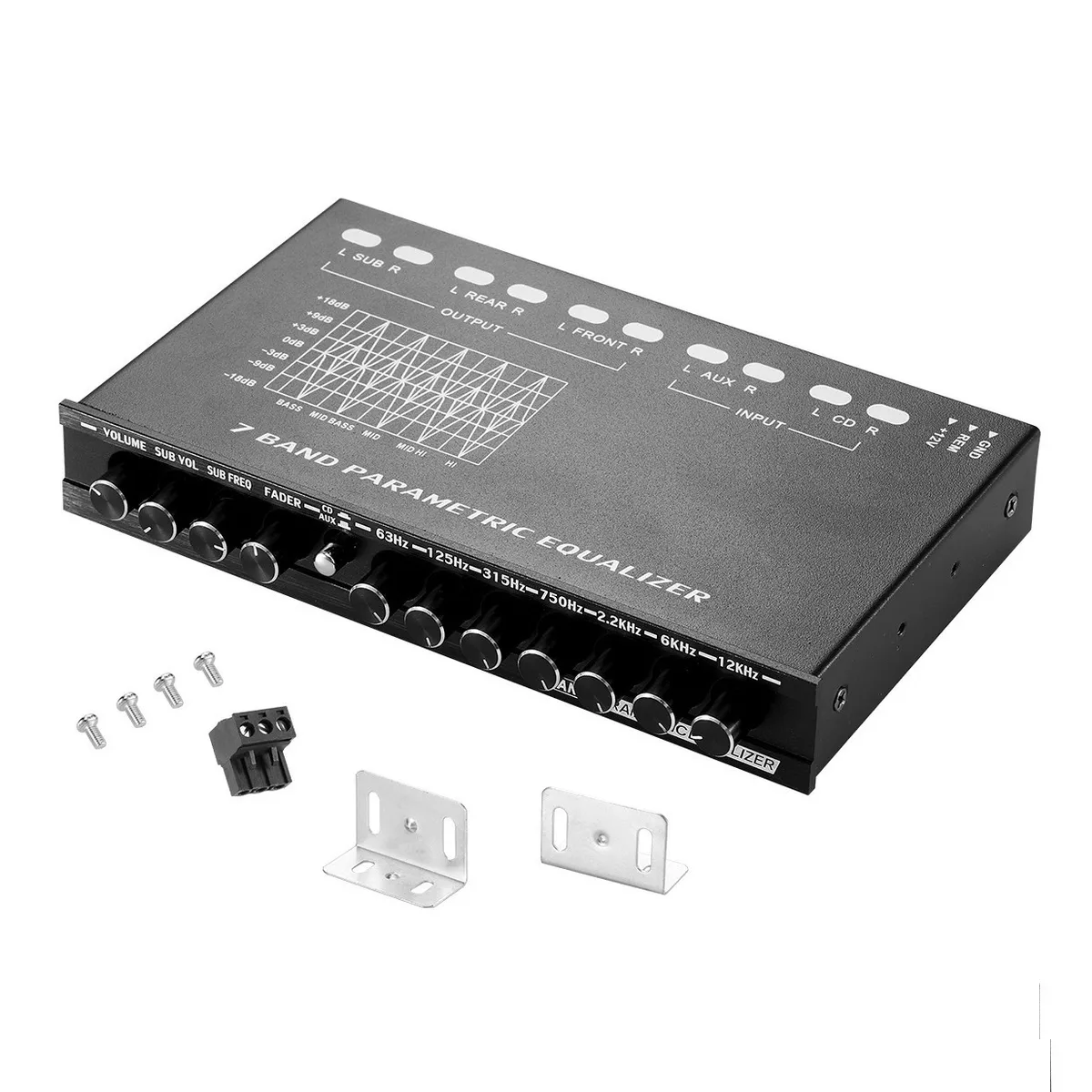 Sintonización De Car Audio Ecualizador Audiocontrol 7 Bandas