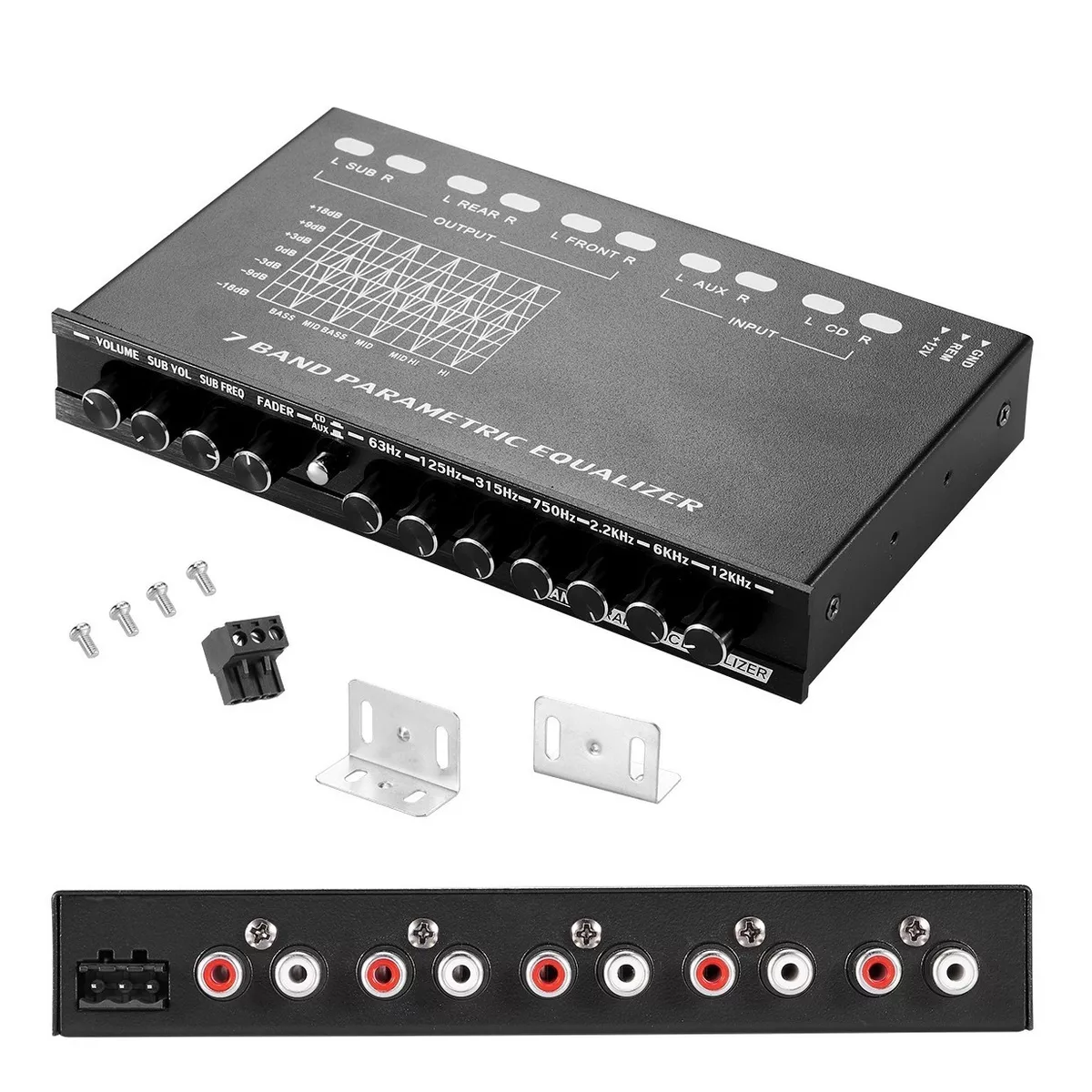 Sintonización De Car Audio Ecualizador Audiocontrol 7 Bandas