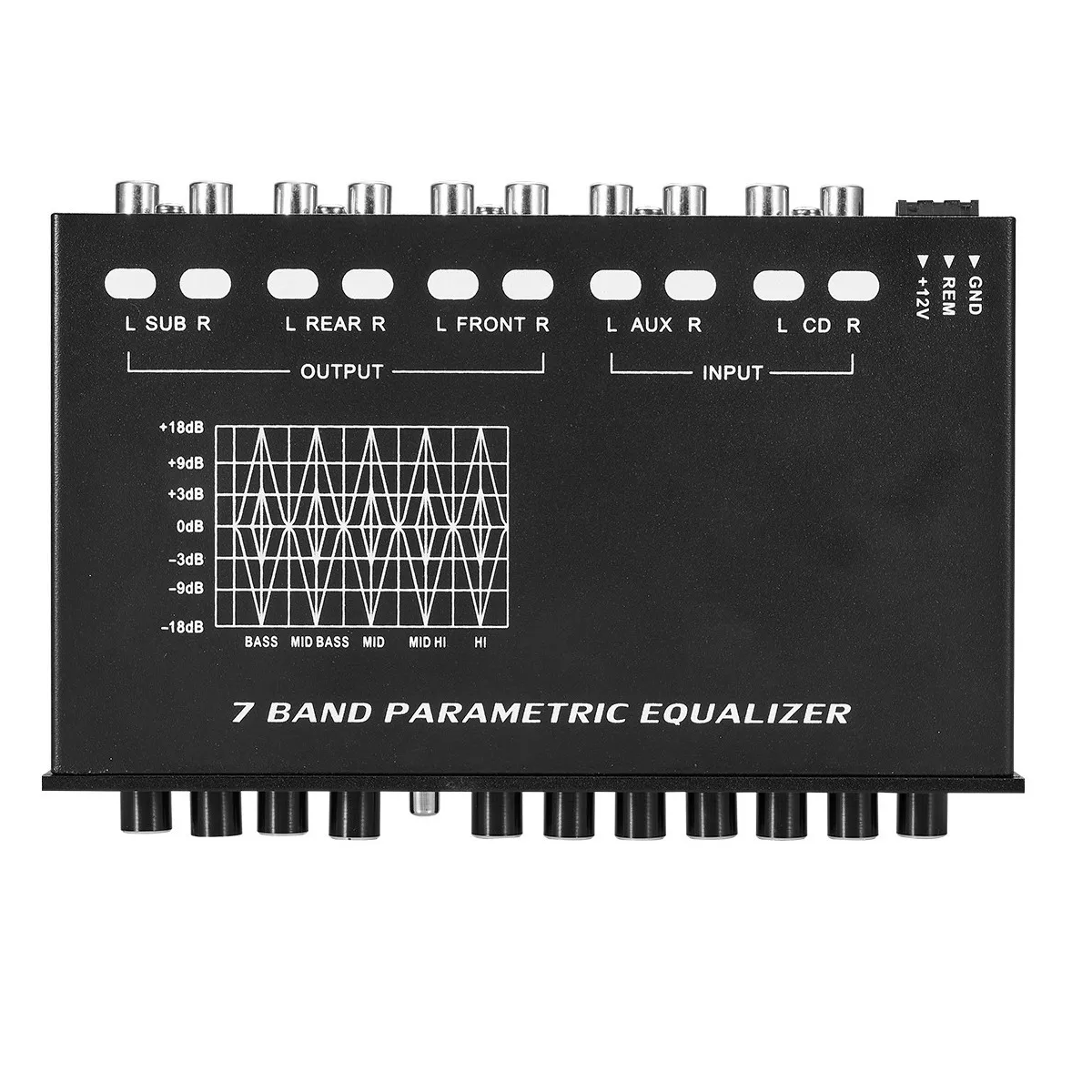 Sintonización De Car Audio Ecualizador Audiocontrol 7 Bandas