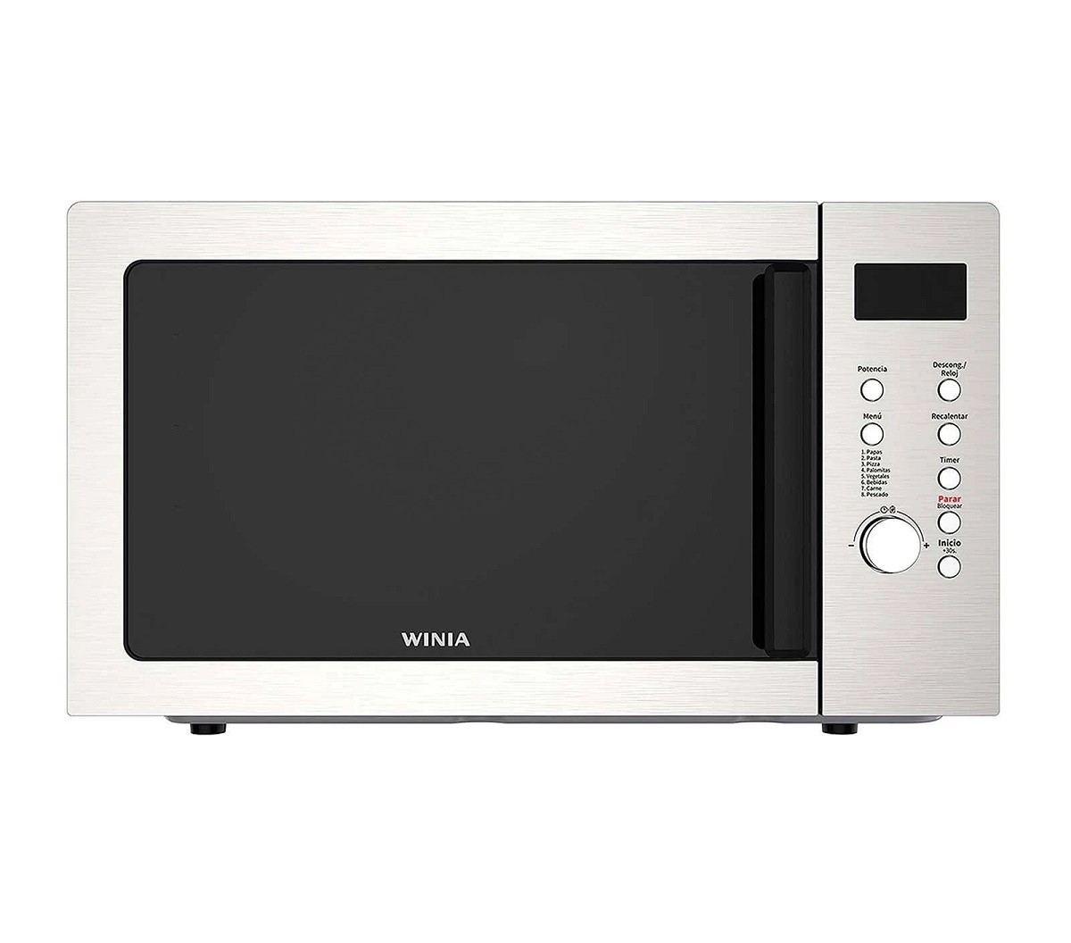 Horno microondas Winia KOS-1N1SS Puerta cristal Gabinete de acero ORT